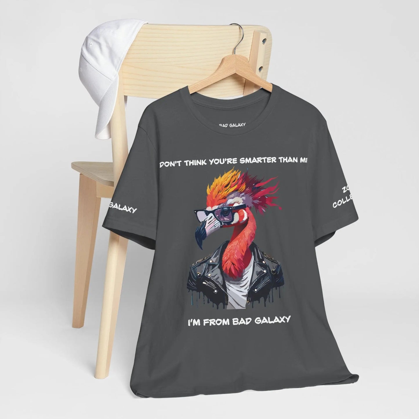 Animal T Shirt Made To Order In USA From Bad Galaxy With Eco Friendly Inks And 100 Percent Cotton