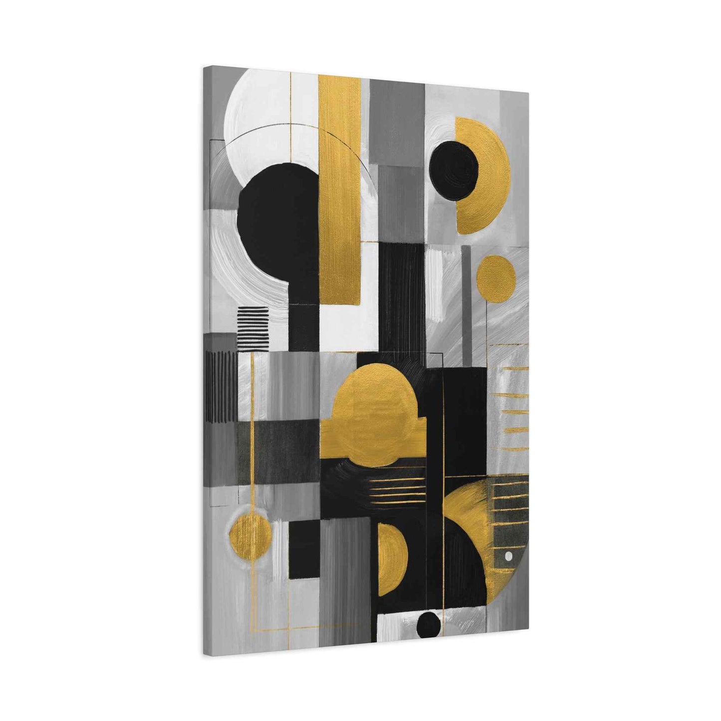 Black Abstract Painting Print Canvas 20x24,20x30,24x30, 24x32,24x36,30x40, 32x48,36x48,40x60 Pine-Wood Inner Frame ABS-19