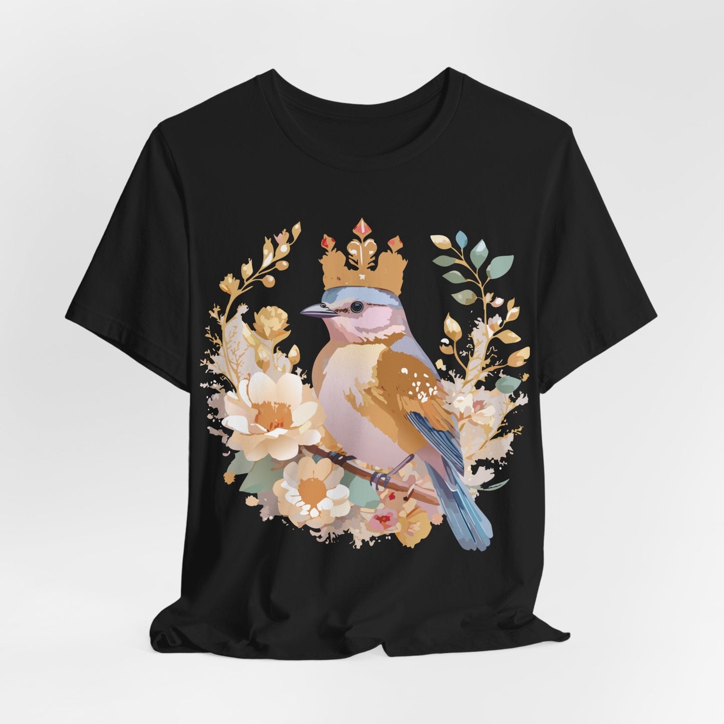 Medallion Graphic Tee Unisex Art Design Adelpha Vintage Inspired Short Sleeve Tee
