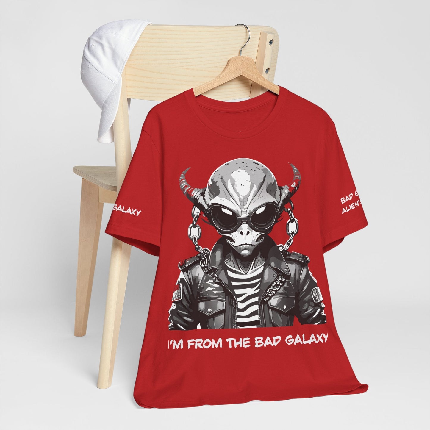 Alien T Shirt From Bad Galaxy Graphic Tee With Free Shipping Lightweight 100 Cotton USA Made