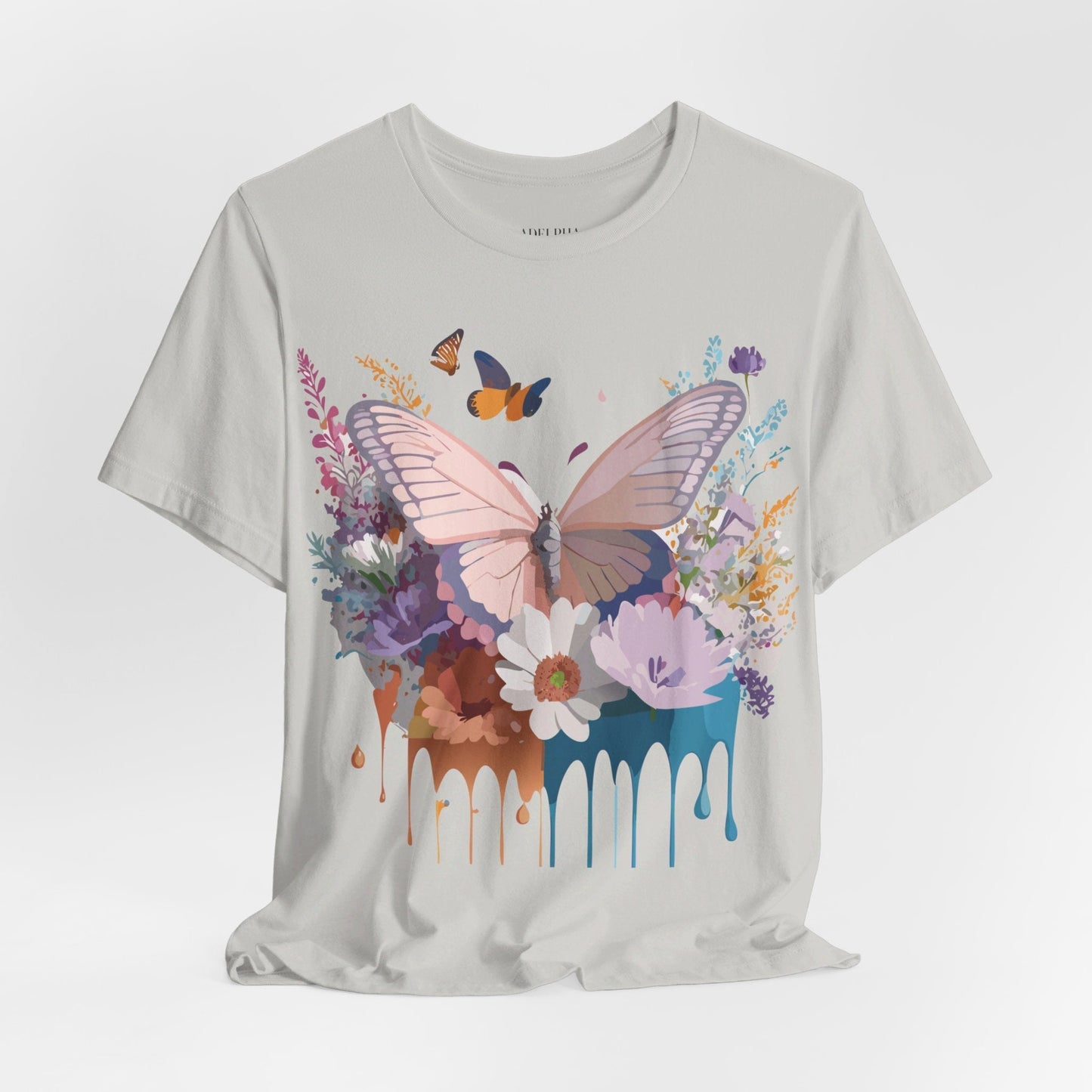 Butterfly Graphic Tee Adelpha Art Design Unisex Short Sleeve Shirt