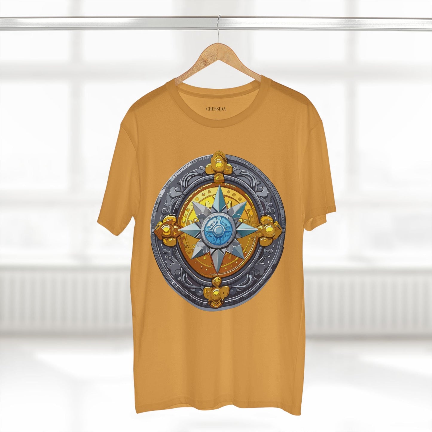 Antique Gold Coin Graphic Design T-Shirt Unisex 100 Cotton With Golden Print Artwork Tee 1