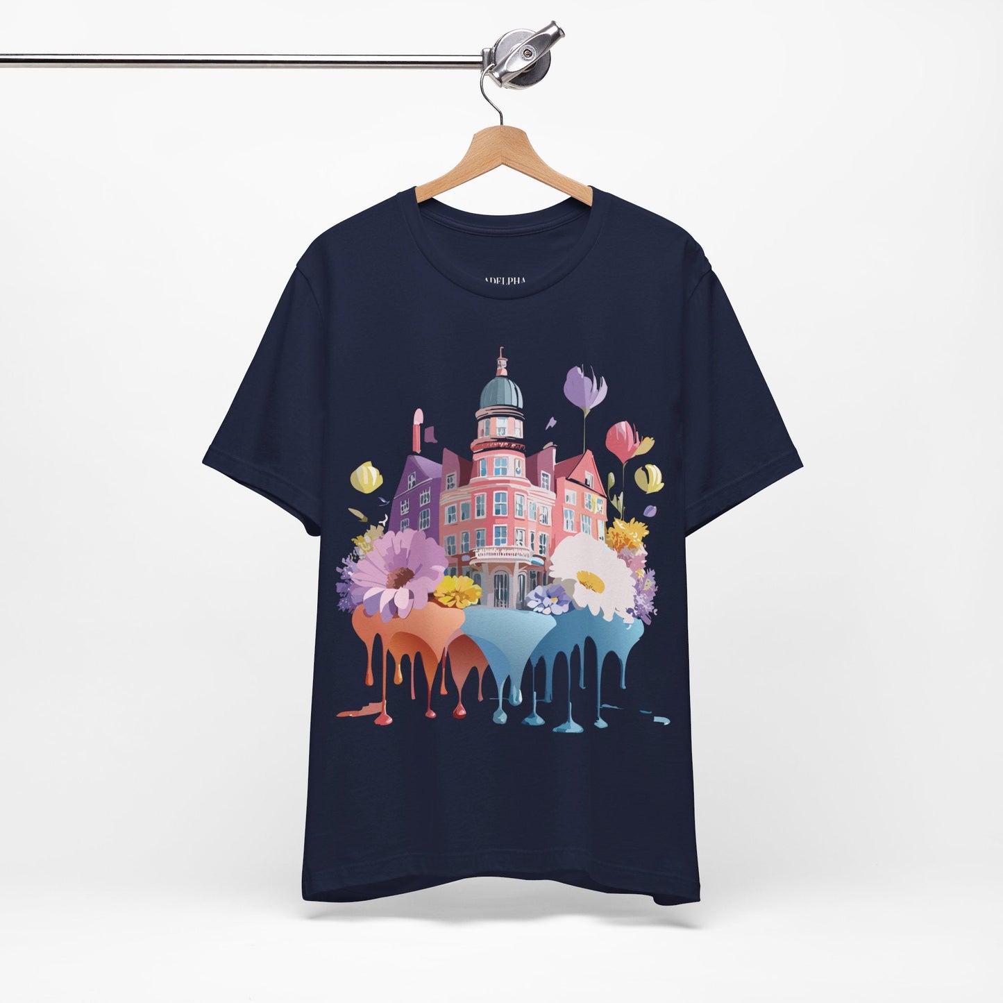 Amsterdam Tourist Shirt Unisex Graphic Tee With Vintage Adelpha Artwork For Everyday Wear