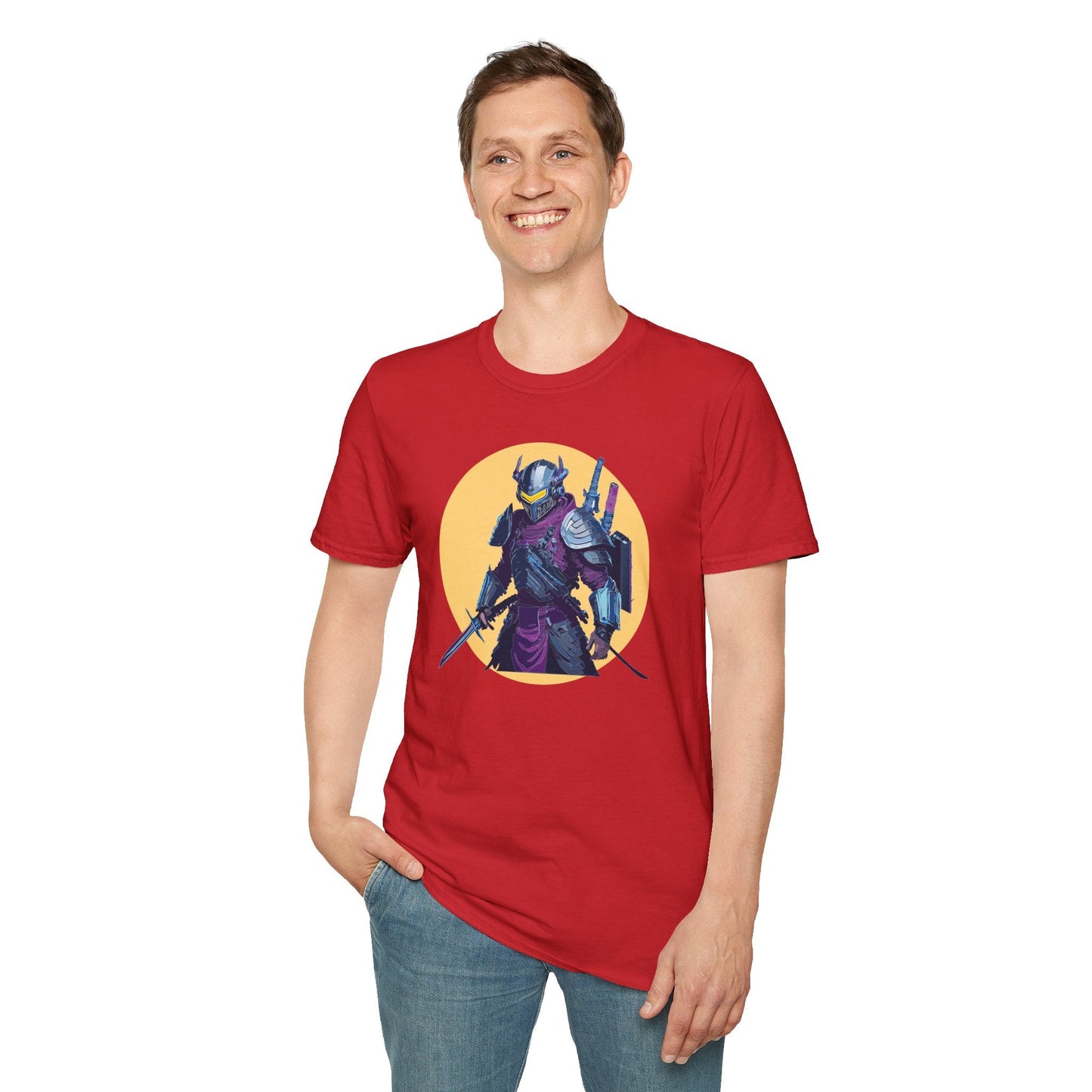 Samurai Shirt Unisex T Shirt Softstyle Gildan 64000 Cotton Tee Breathable Comfortable