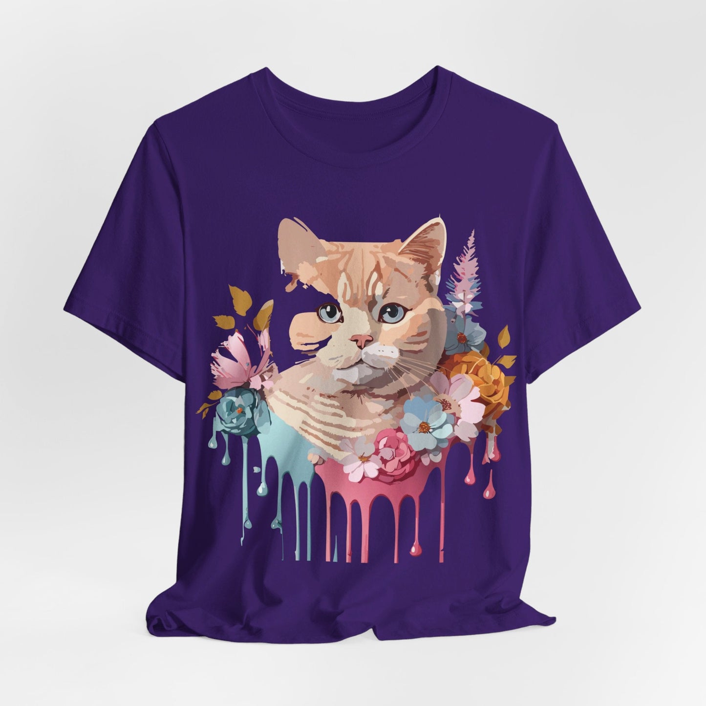 Adelpha Cat Graphic T Shirt Unisex Short Sleeve Art Design Tee Vintage Inspired