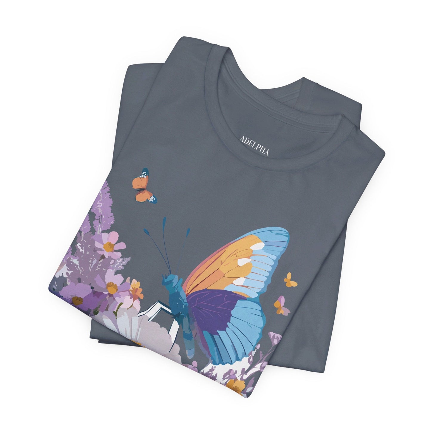 Adelpha Vintage Inspired Graphic Tee Unisex Short Sleeve Shirt