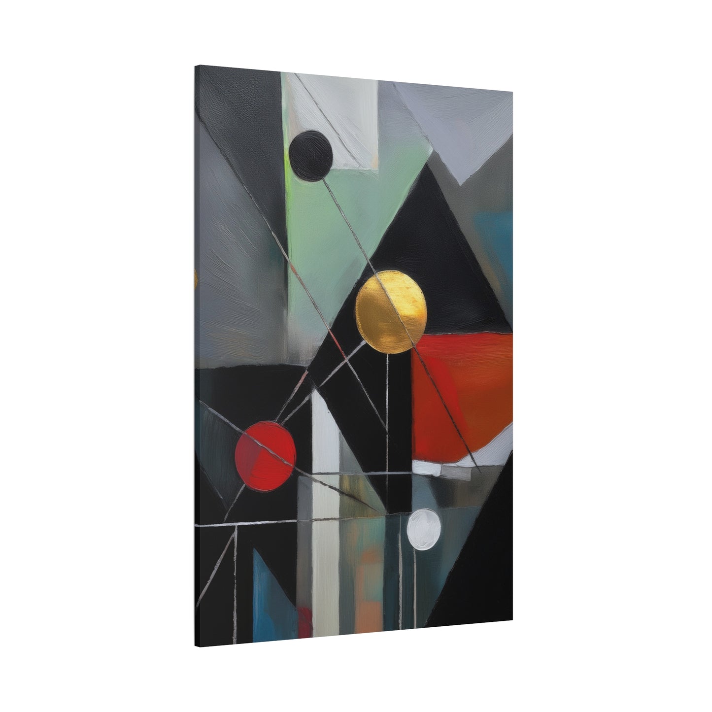 Abstract Oil Painting Print Canvas 20x24,20x30,24x30 24x32,24x36,30x40 32x48,36x48,40x60 Pine-Wood Inner Frame ABS-159