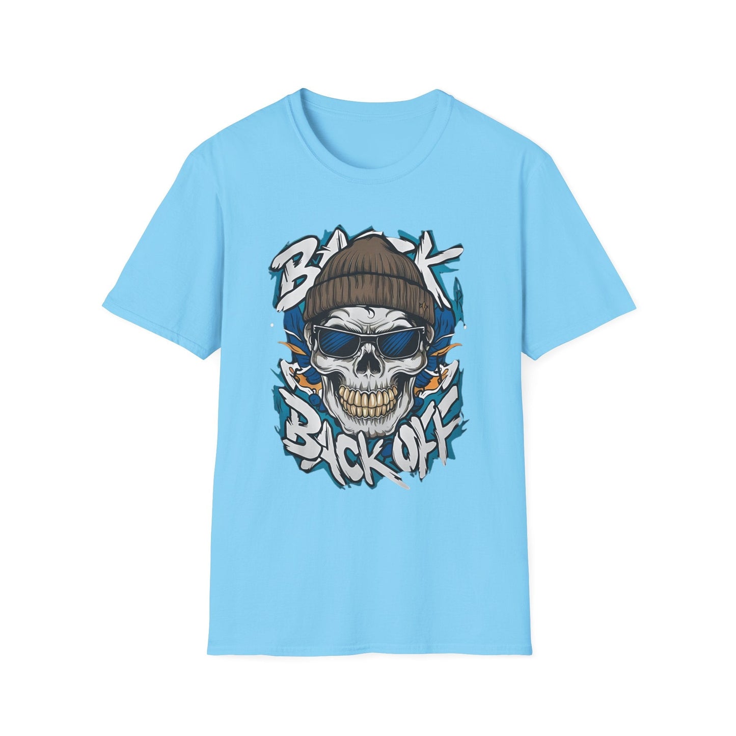 Gildan Softstyle Skull Tee Shirt Unisex Skeleton Design 100 Percent Cotton Graphic Tee