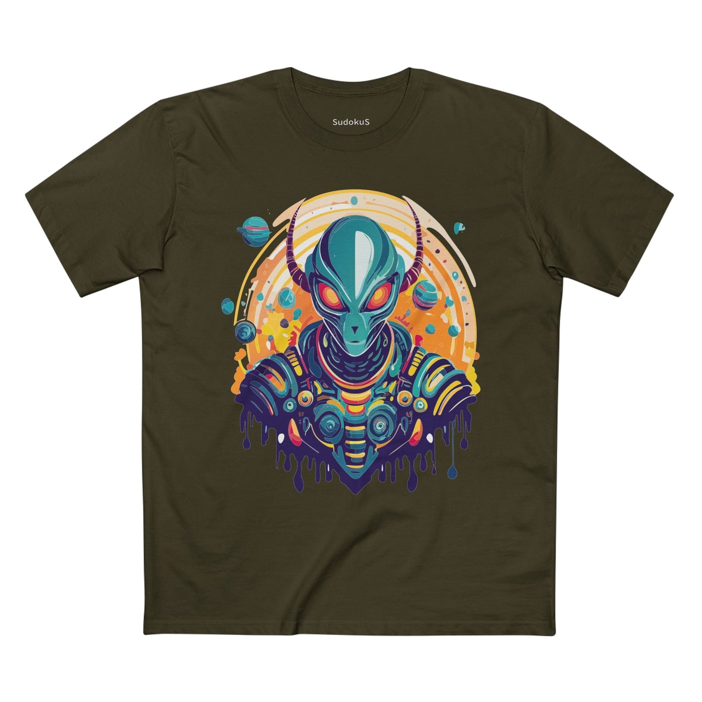 Aliens Graphic Unisex 100 Cotton Staple Tee 27