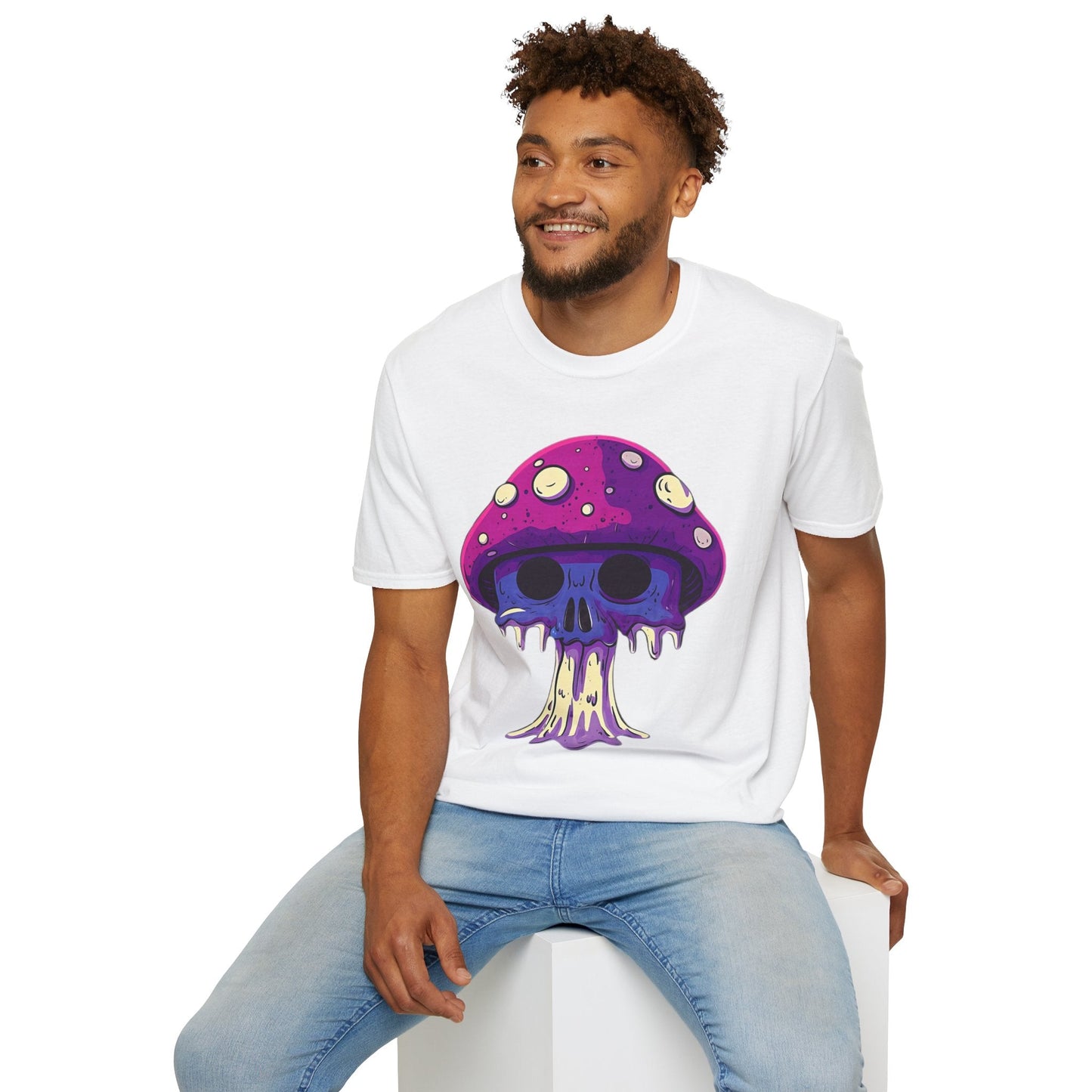 Mashroom Tee Shirt Unisex Funny Mashroom Graphic Softstyle Tee Gildan 64000 Quality Cotton
