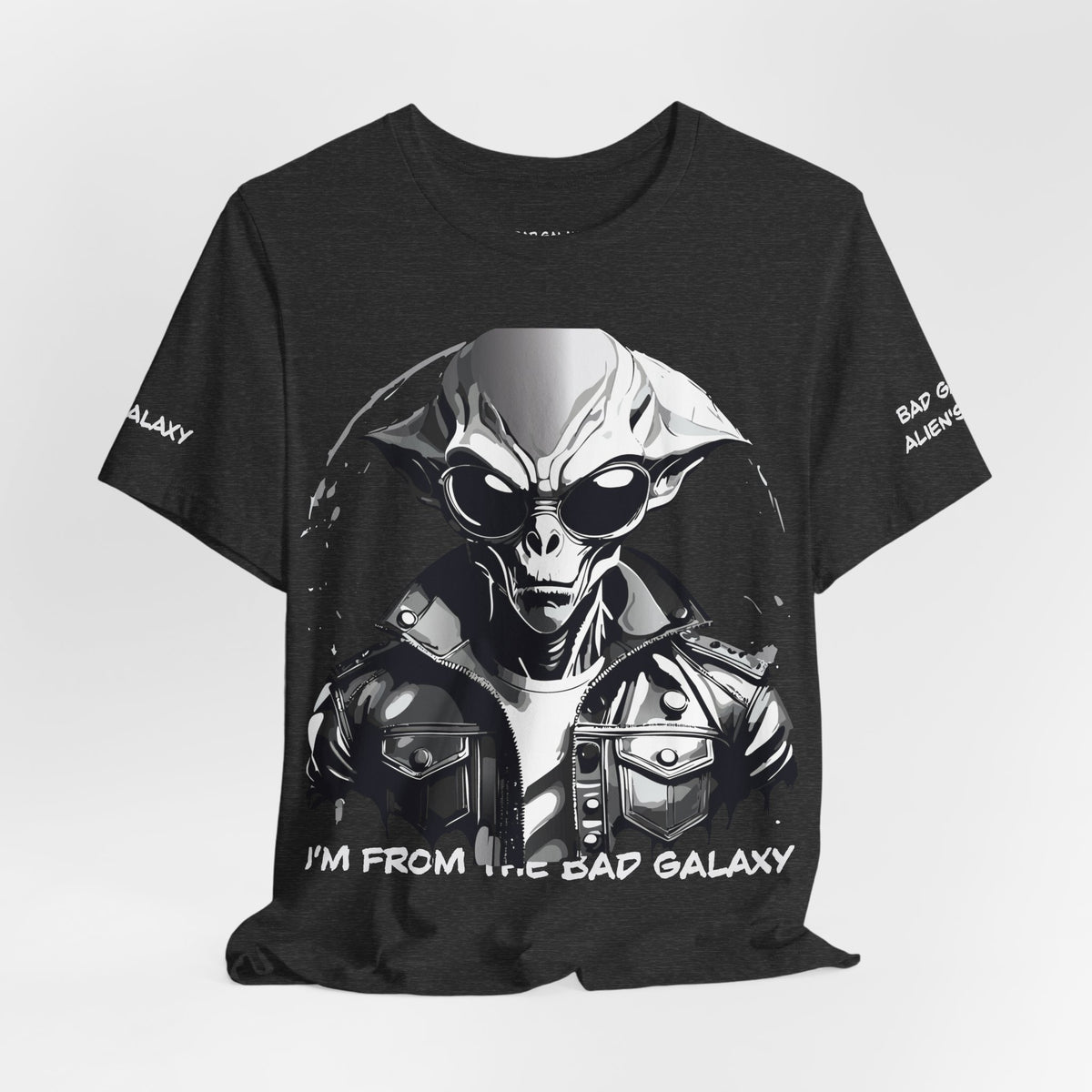 Alien Graphic Unisex Cotton Bella+Canvas Tee with Art Design b82