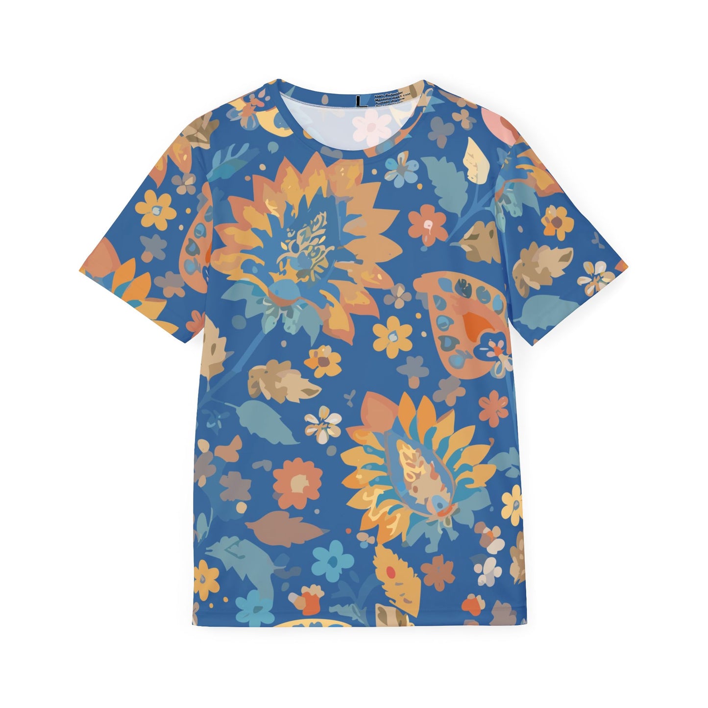Unisex Floral Print Shirt, Shirt with Floral Print