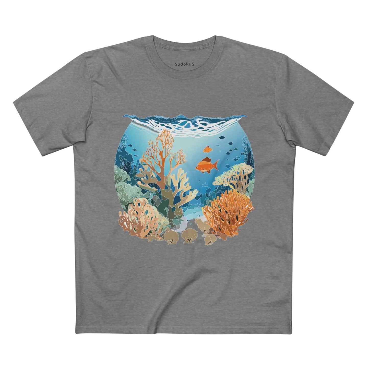 Ocean Coast Graphic Unisex 100 Cotton Staple Tee 1