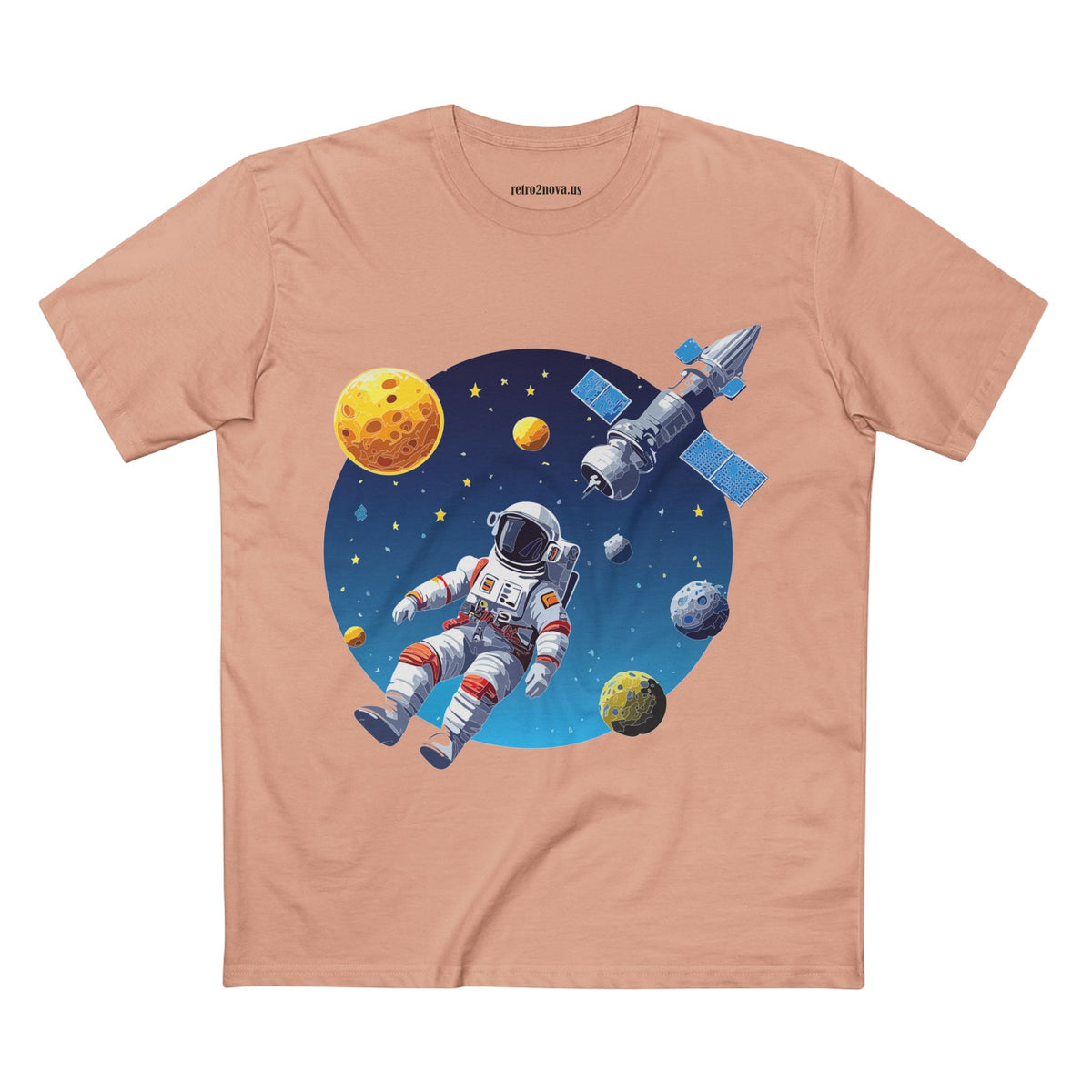 Cosmos Astronaut Graphic Tee Staple Unisex 100 Cotton Tee Shirt - CS-22