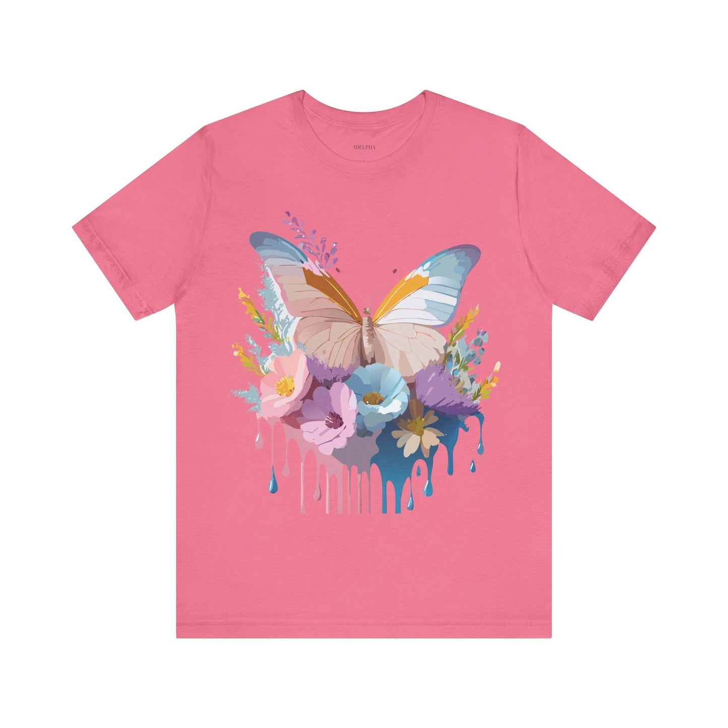 Butterfly Graphic Tee Unisex Short Sleeve Adelpha Artwork Vintage Inspired