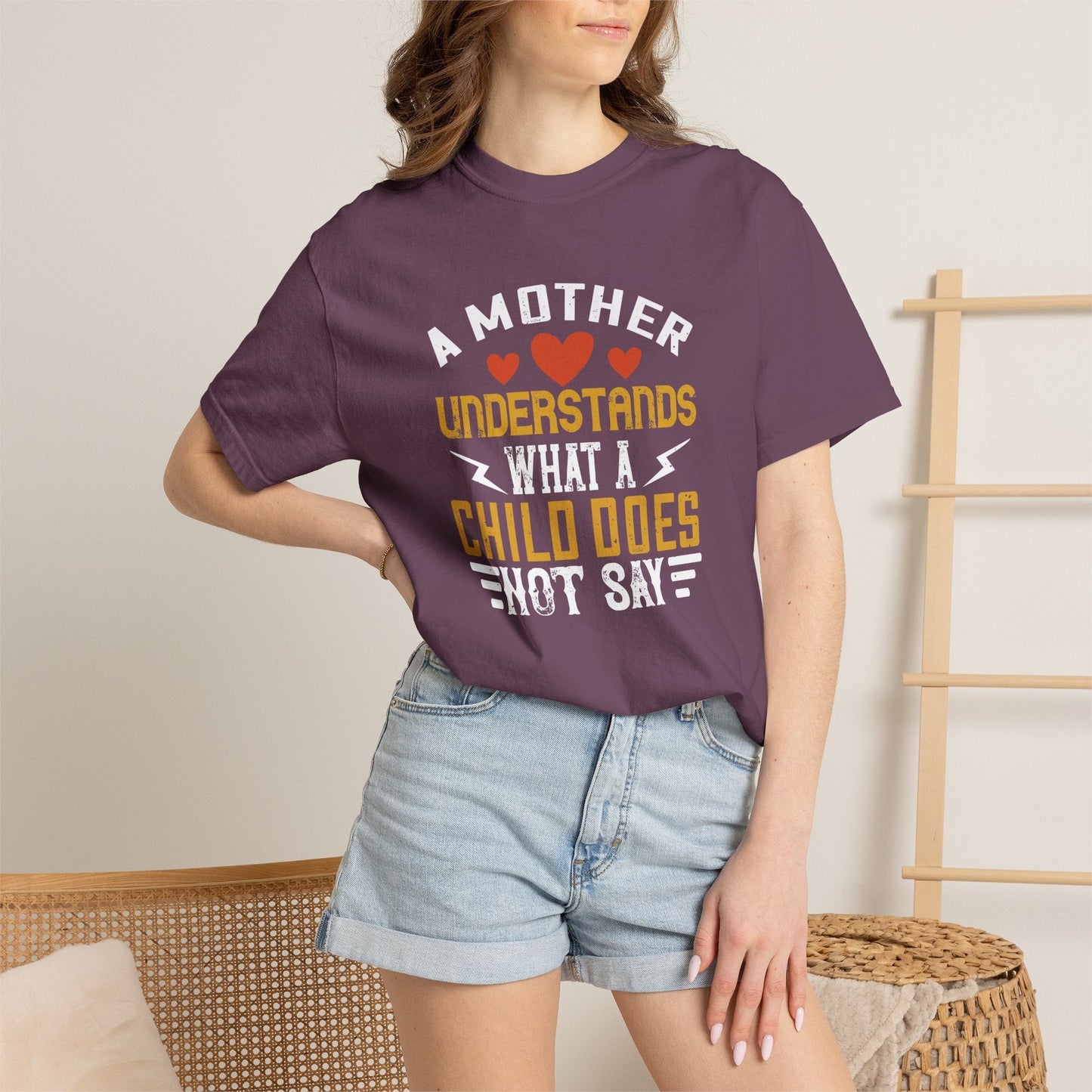 Mom T-shirt Mother Day Mama Tee Unisex Comfort Colors Garment-Dyed Cotton h56