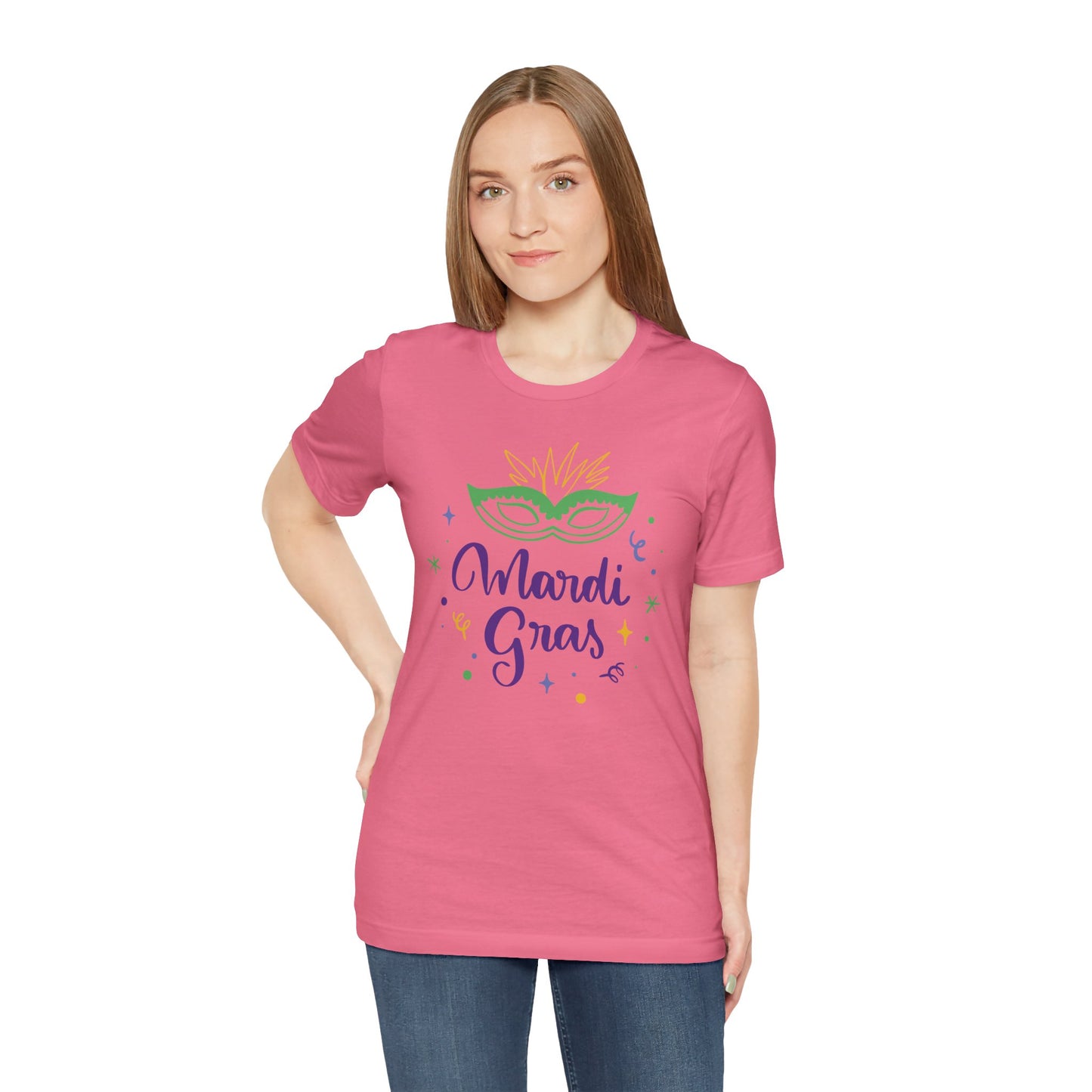 Tee-shirt en coton unisexe pour Mardi Gras