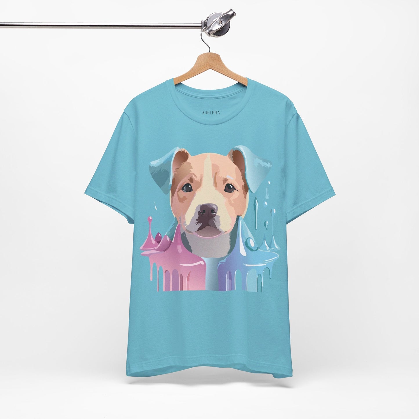 Dog Graphic T Shirt Unisex Jersey Short Sleeve Adelpha Vintage Art Tee Premium Comfort