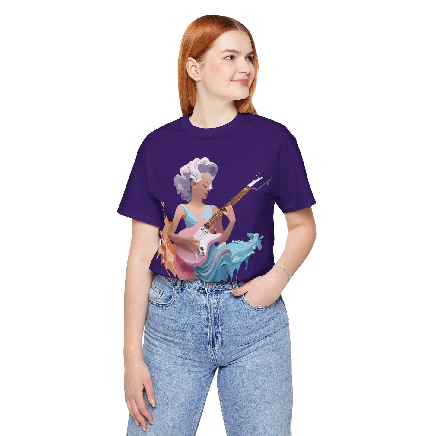 Music Graphic Tee Unisex Jersey Short Sleeve Adelpha Art Design Vintage Inspired Artwork