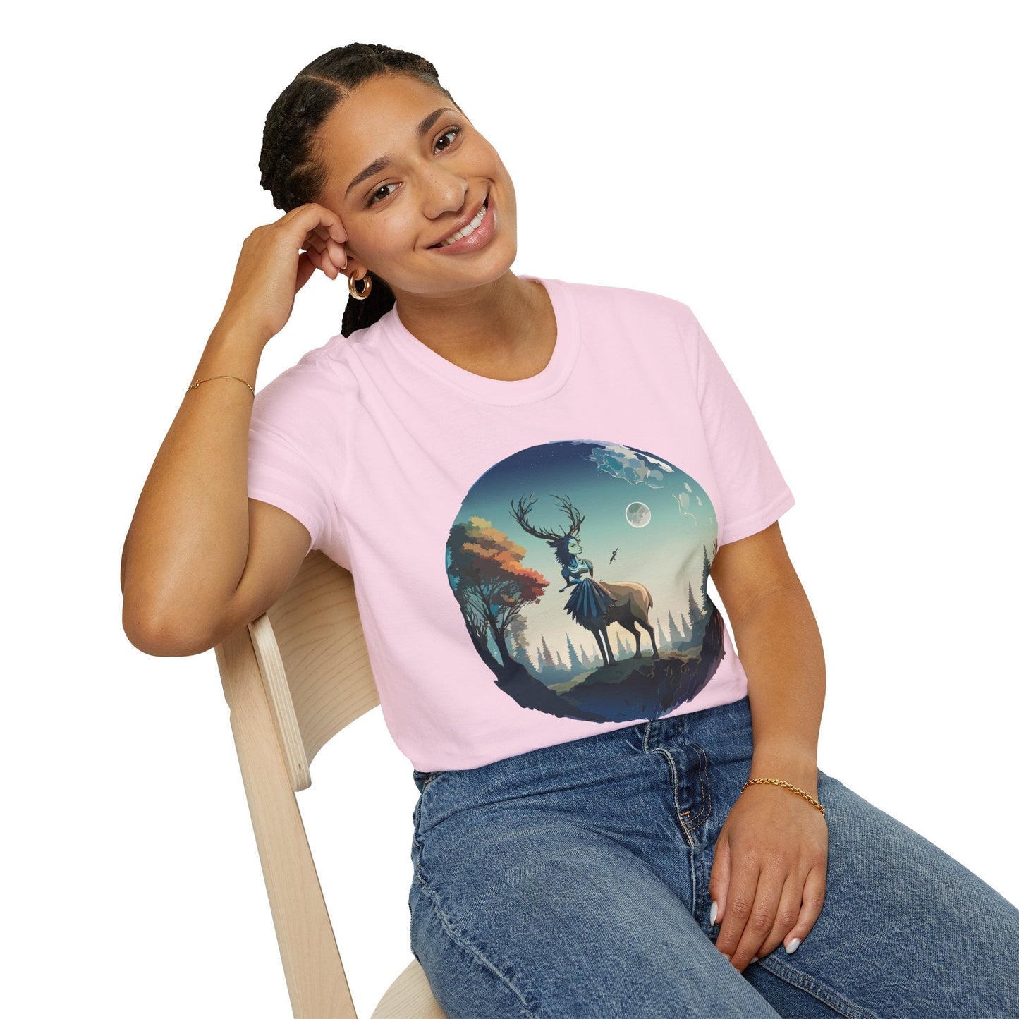 Womens Graphic T Shirts Art Design Tee Gildan Softstyle 64000 100 Percent Ring Spun Cotton Unisex