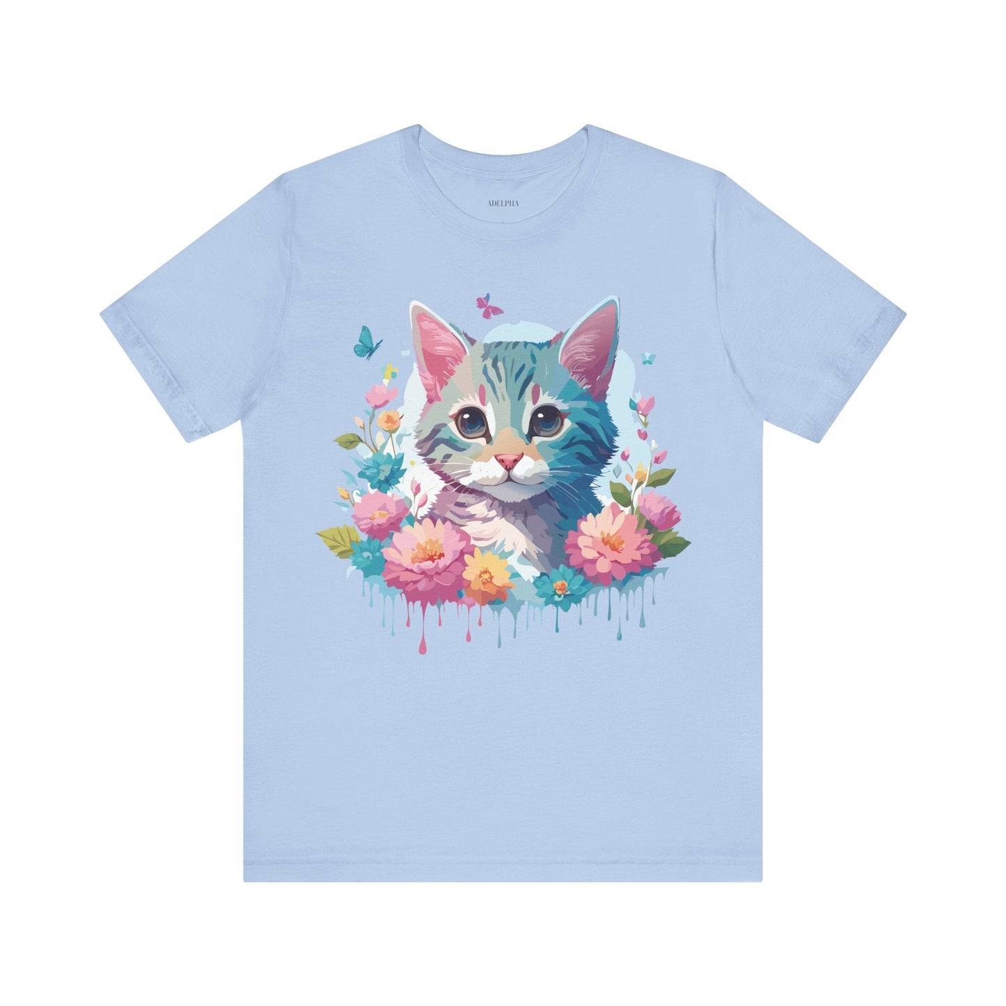 Cat Graphic Tee Unisex Jersey Short Sleeve Shirt Adelpha Art Design
