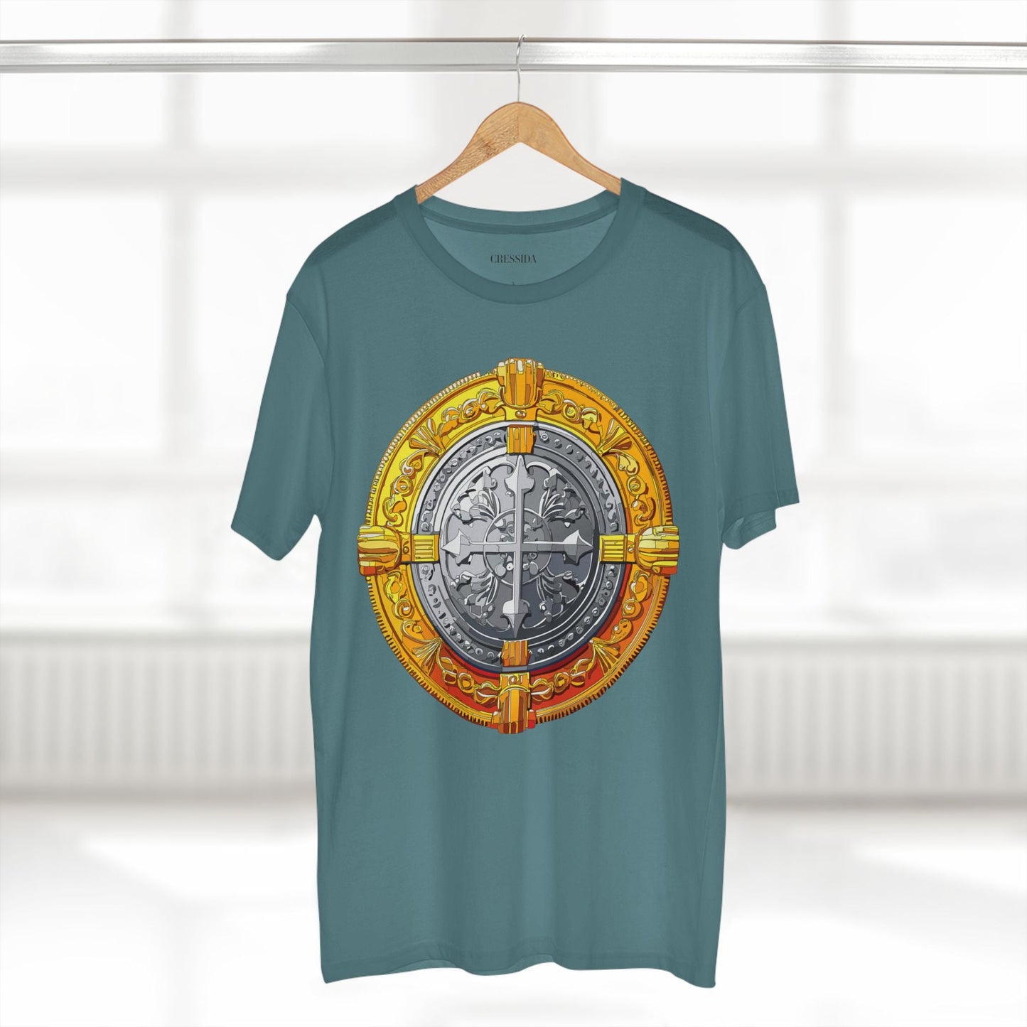 Antique Gold Coin Graphic Design T-Shirt Unisex 100 Cotton With Golden Print Artwork Tee 14