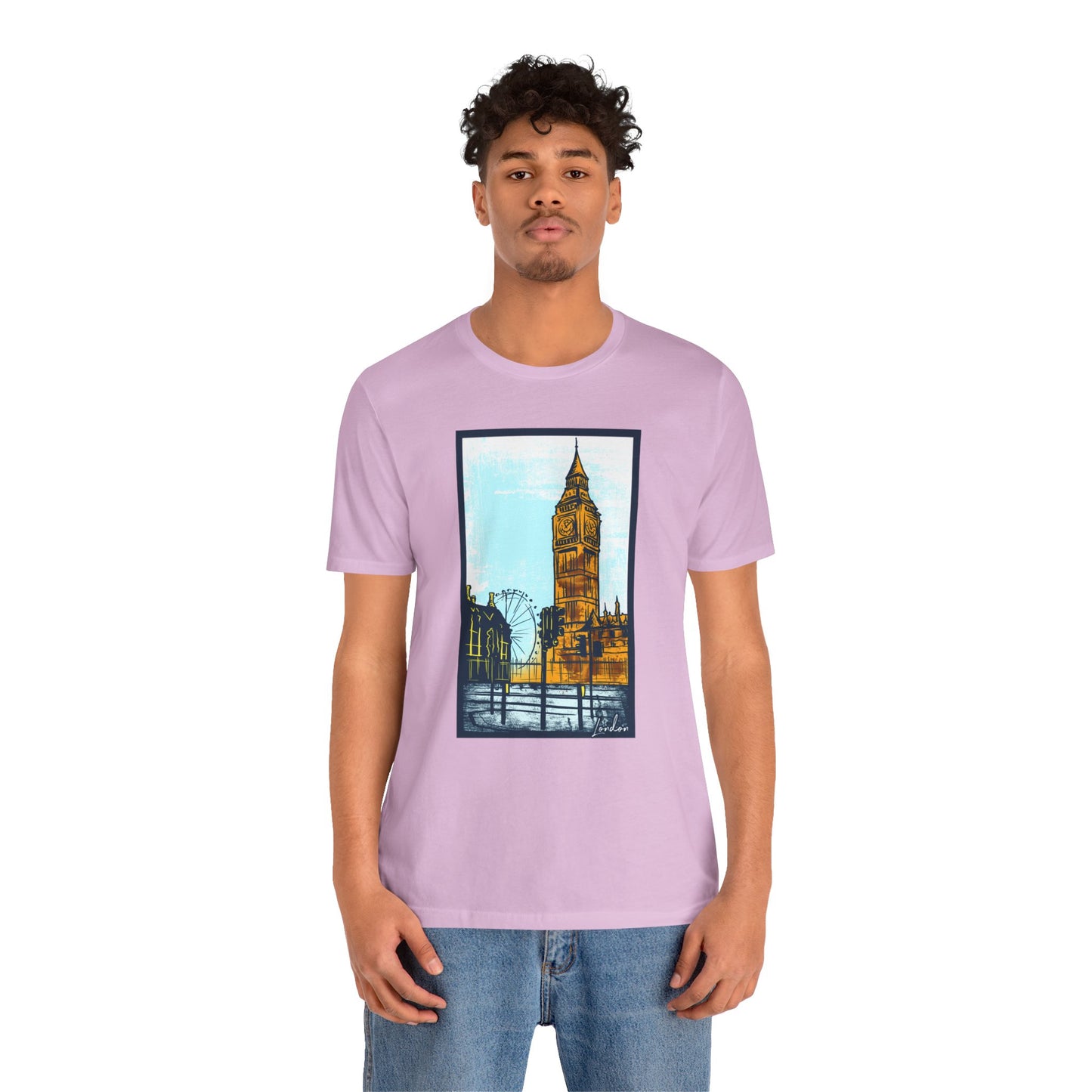 Retro Poster London Graphic Design Tee, London Shirt, Vintage Tees, Art Design T-Shirt, Graphic Tee, Retro Art Shirts