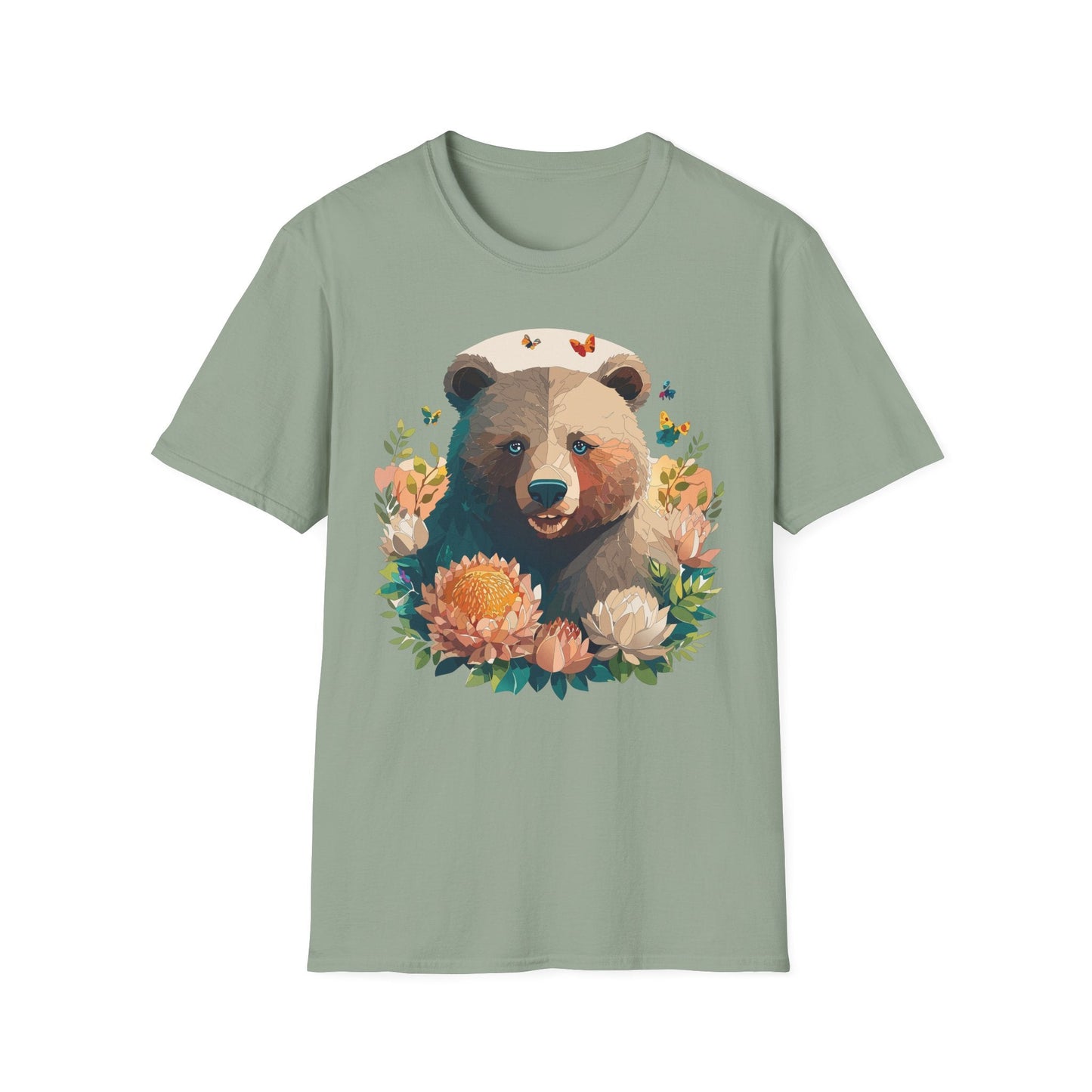 Bear T Shirt Unisex Teddy Bear Shirt Softstyle 100 Percent Ring Spun Cotton Tee Essentials