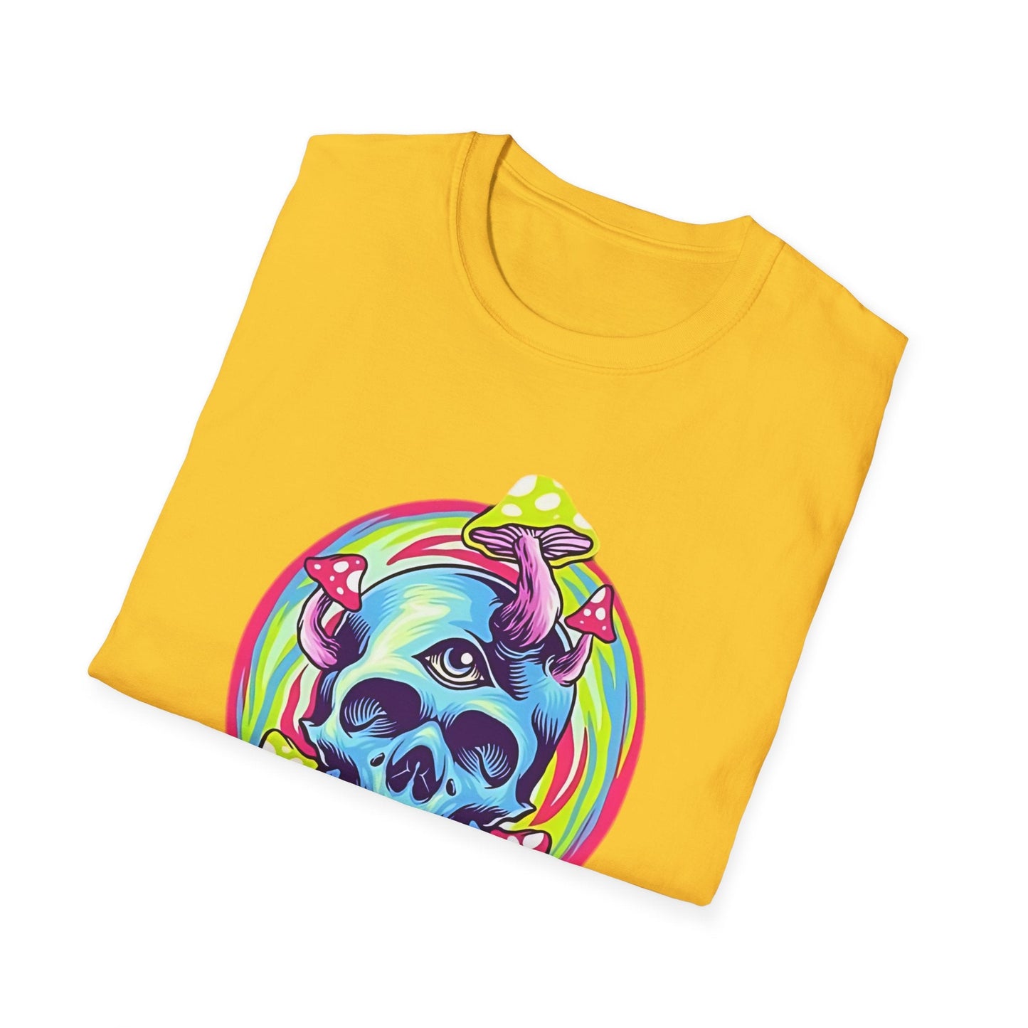 Skull Graphic Unisex Cotton T-shirt with Skeleton Artwork Design 18