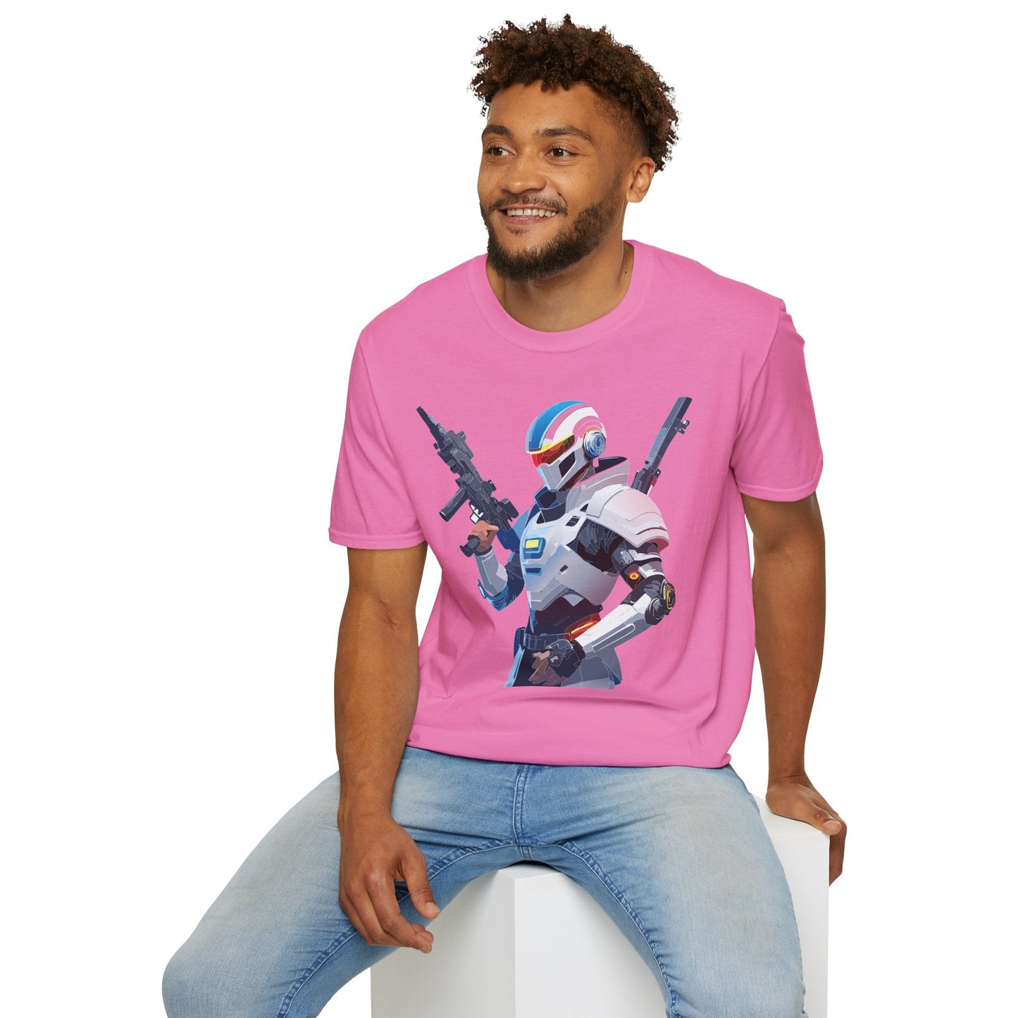 Robocop Graphic Unisex Cotton With Cyber Man Artwork Tee 2