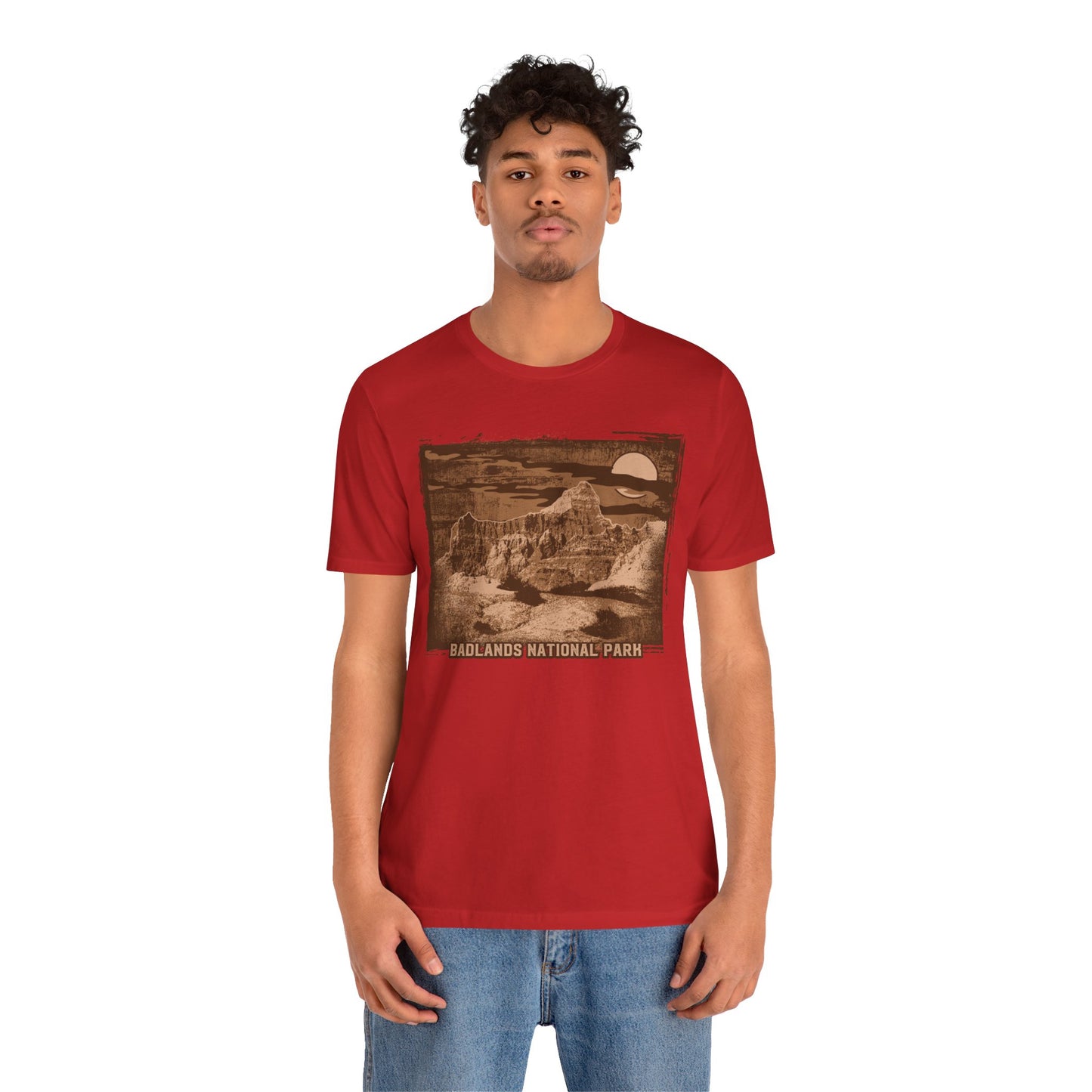 Badlands Retro Poster Graphic Design Tee, Badlands Shirt, Vintage Tees, Art Design T-Shirt, Graphic Tee, Retro Art Shirts