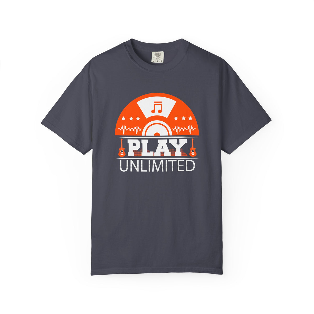 Play Unlimited music vinyl graphic T-Shirt Retro record player Unisex Cotton Tee 079