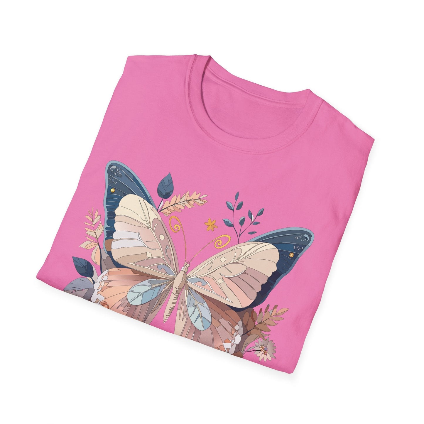 Monarch Butterfly Shirt Unisex Softstyle T Shirt 100 Percent Ring Spun Cotton Gildan 64000