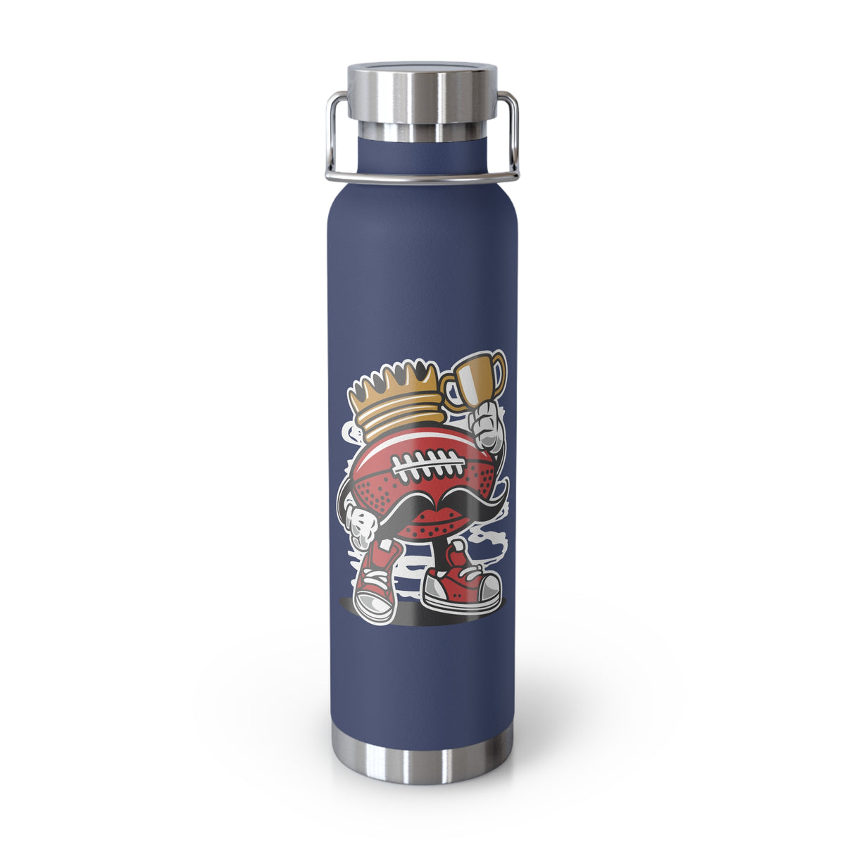 22oz Copper Insulated Water Bottle with Cartoon Design - CV21