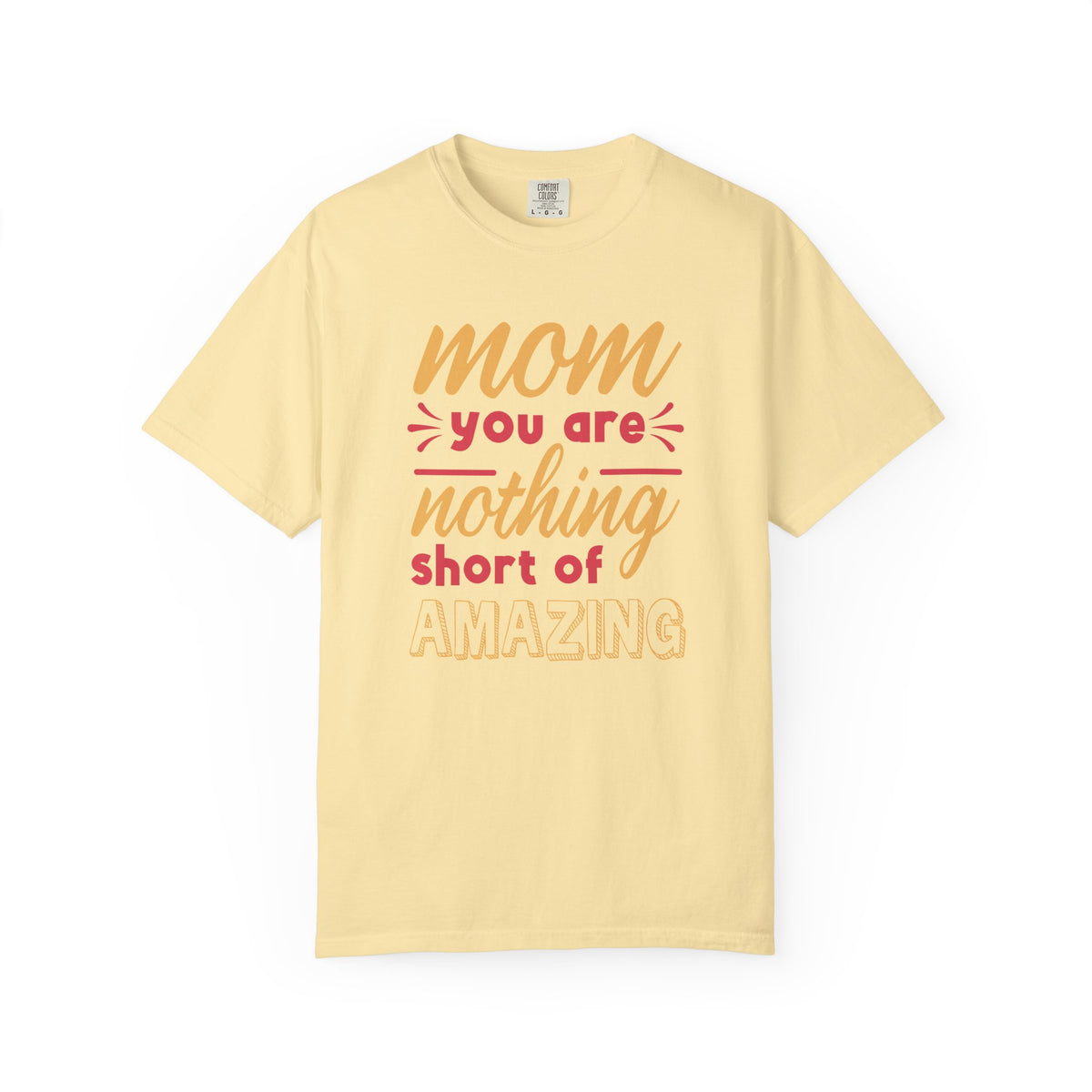 Mom T-shirt Mother's Day Mama Tee Unisex Comfort Colors Garment-Dyed Cotton h21