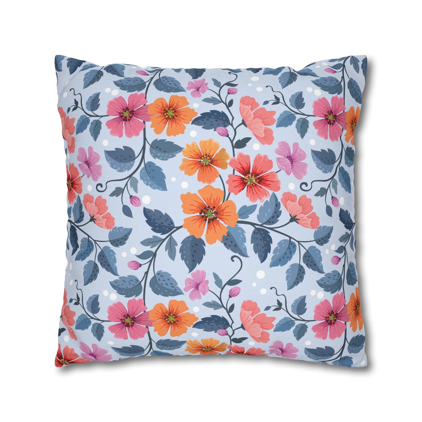 Floral Poly Pillowcase