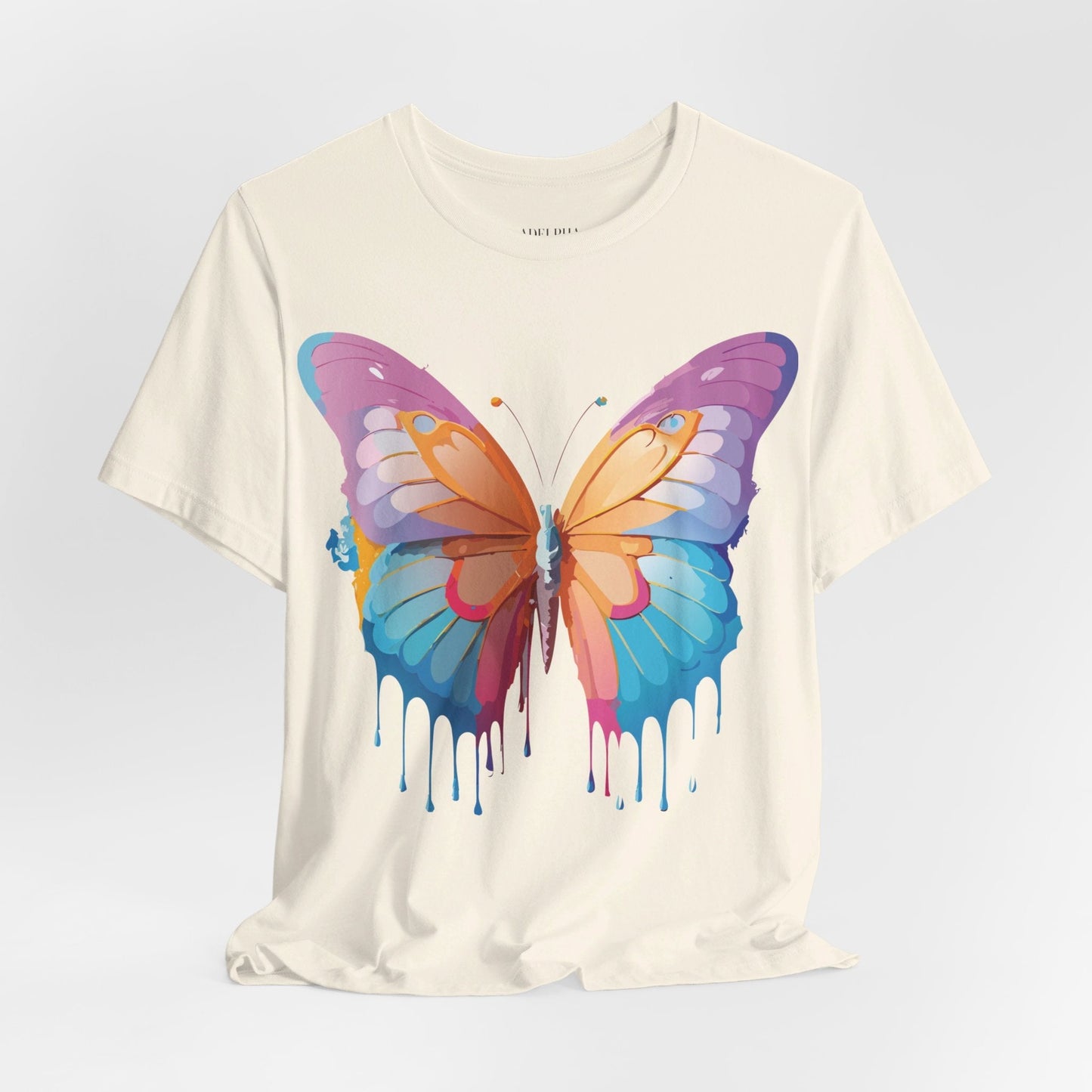 Butterfly Graphic Unisex 100 Cotton Lightweight Vintage Design Jersey Tee 91