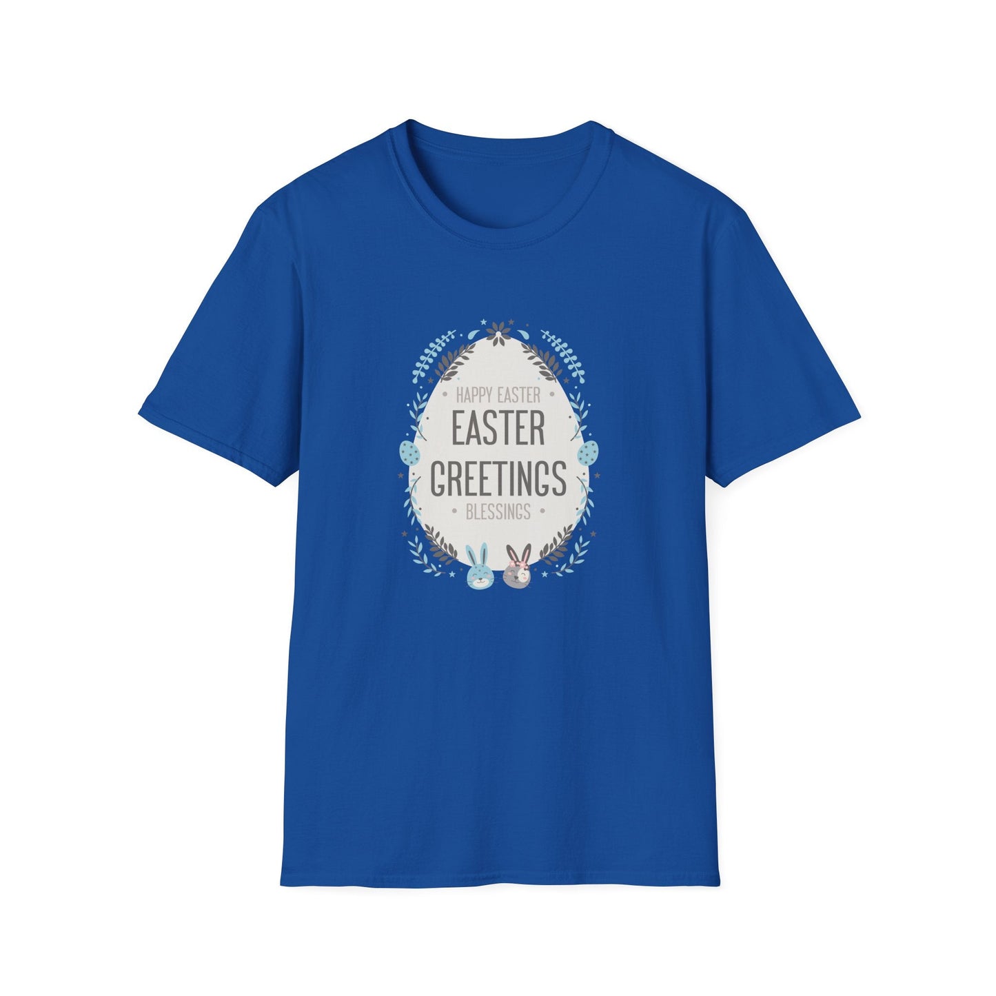 Gildan Easter Unisex Softstyle 64000 T Shirt With Easter Print Design Short Sleeve Tee Edition