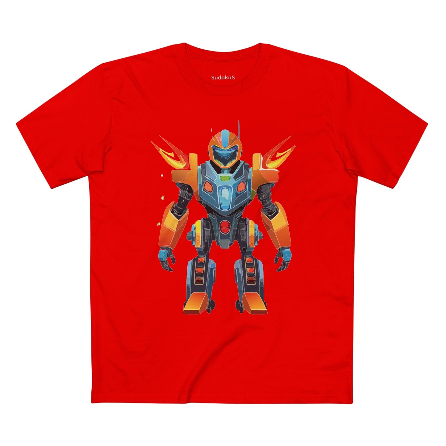 Cyborg Robot Graphic Unisex 100 Cotton Staple Tee 5