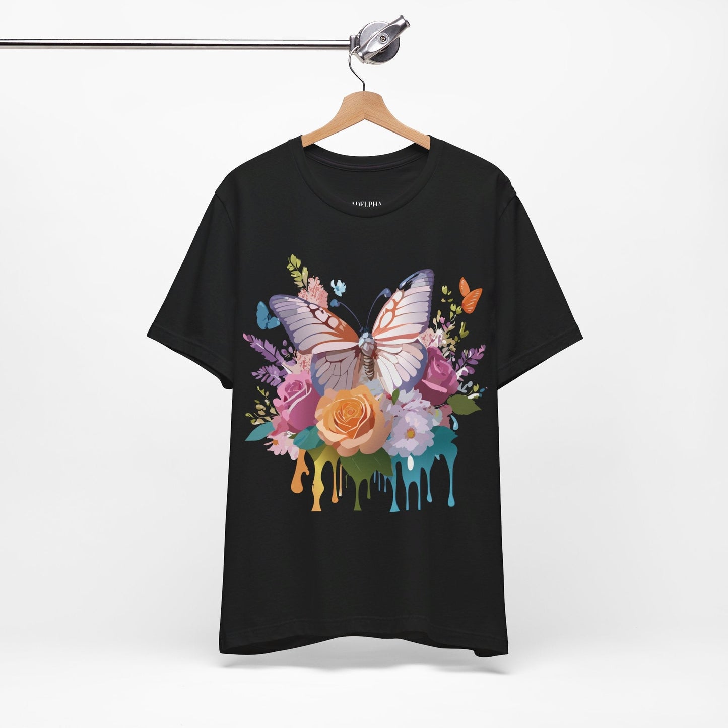 Adelpha Butterfly Graphic Tee Art Design Vintage Unisex Short Sleeve Shirt