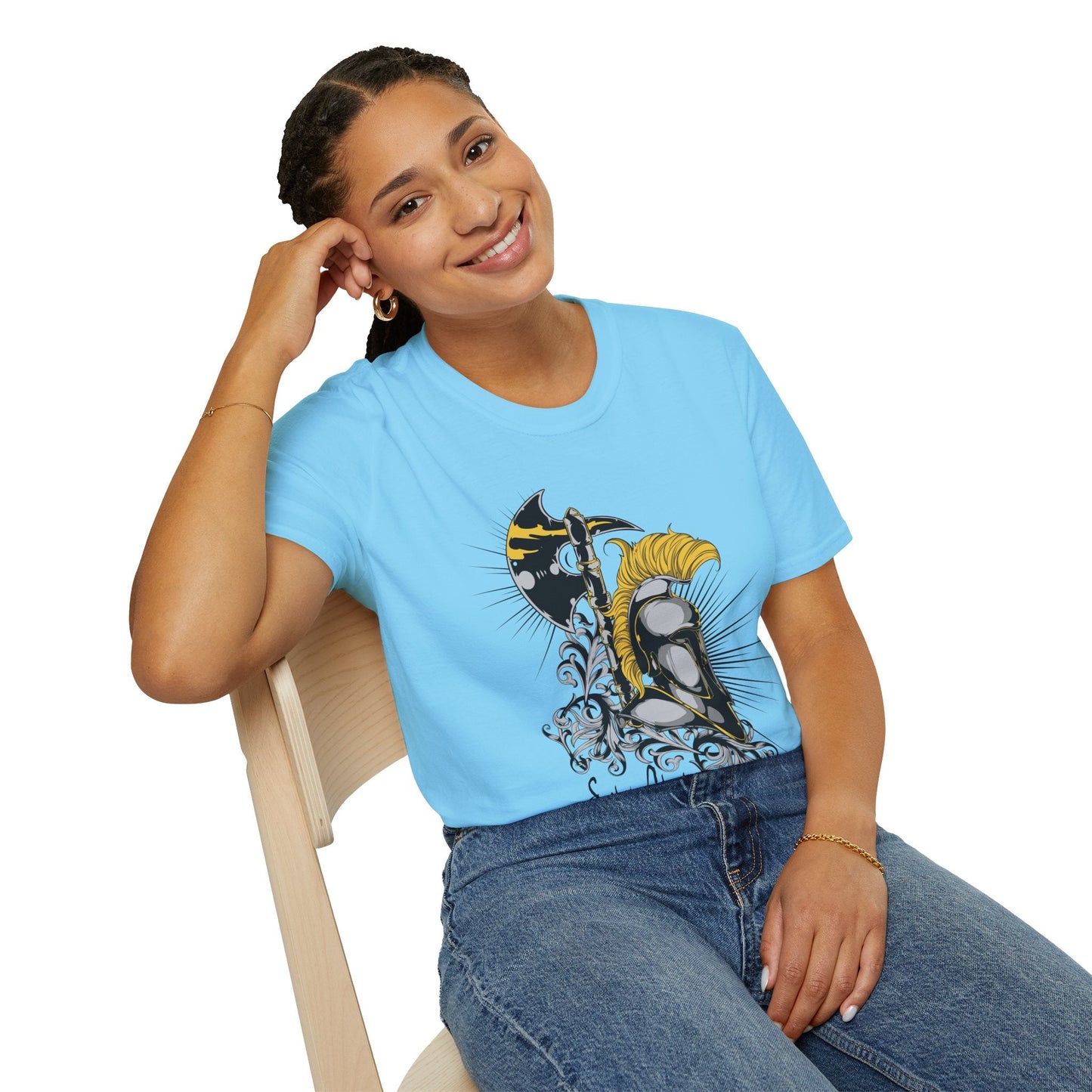 Unisex Art Graphic Shirt 100 Percent Ring Spun Cotton Softstyle Tee For Everyday Comfort And Style