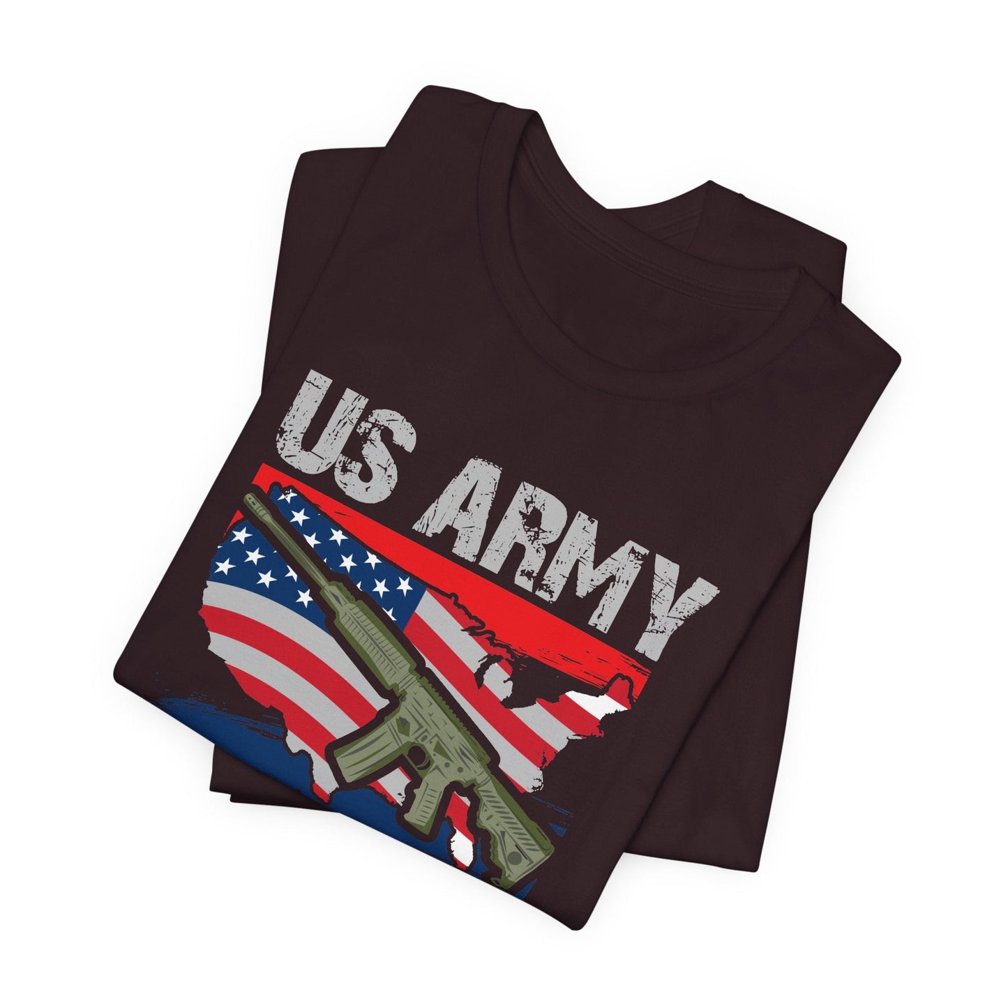 Army Veteran Patriotic Graphic Design Unisex Cotton T-Shirt v21