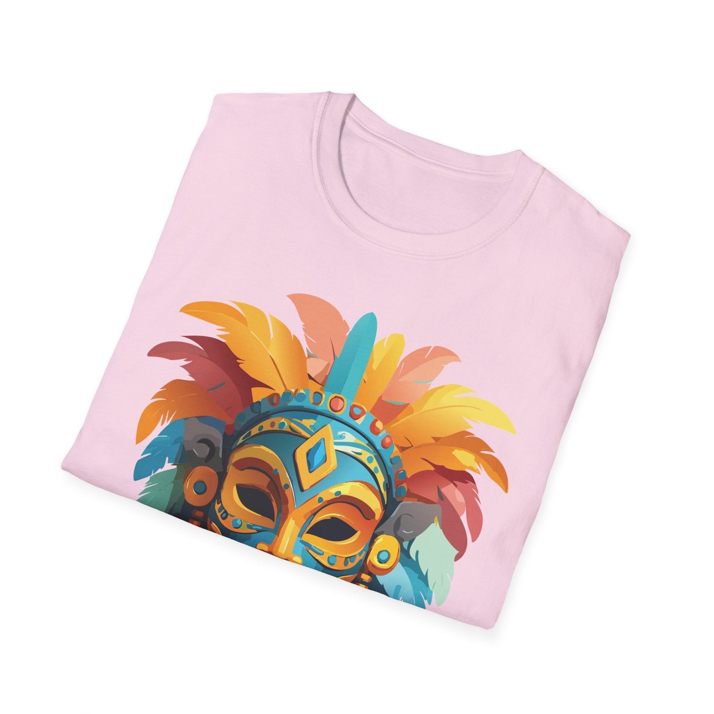 Mask Tee Shirt Unisex Graphic Design Short Sleeve Tee Gildan Softstyle 64000 Ring Spun Cotton