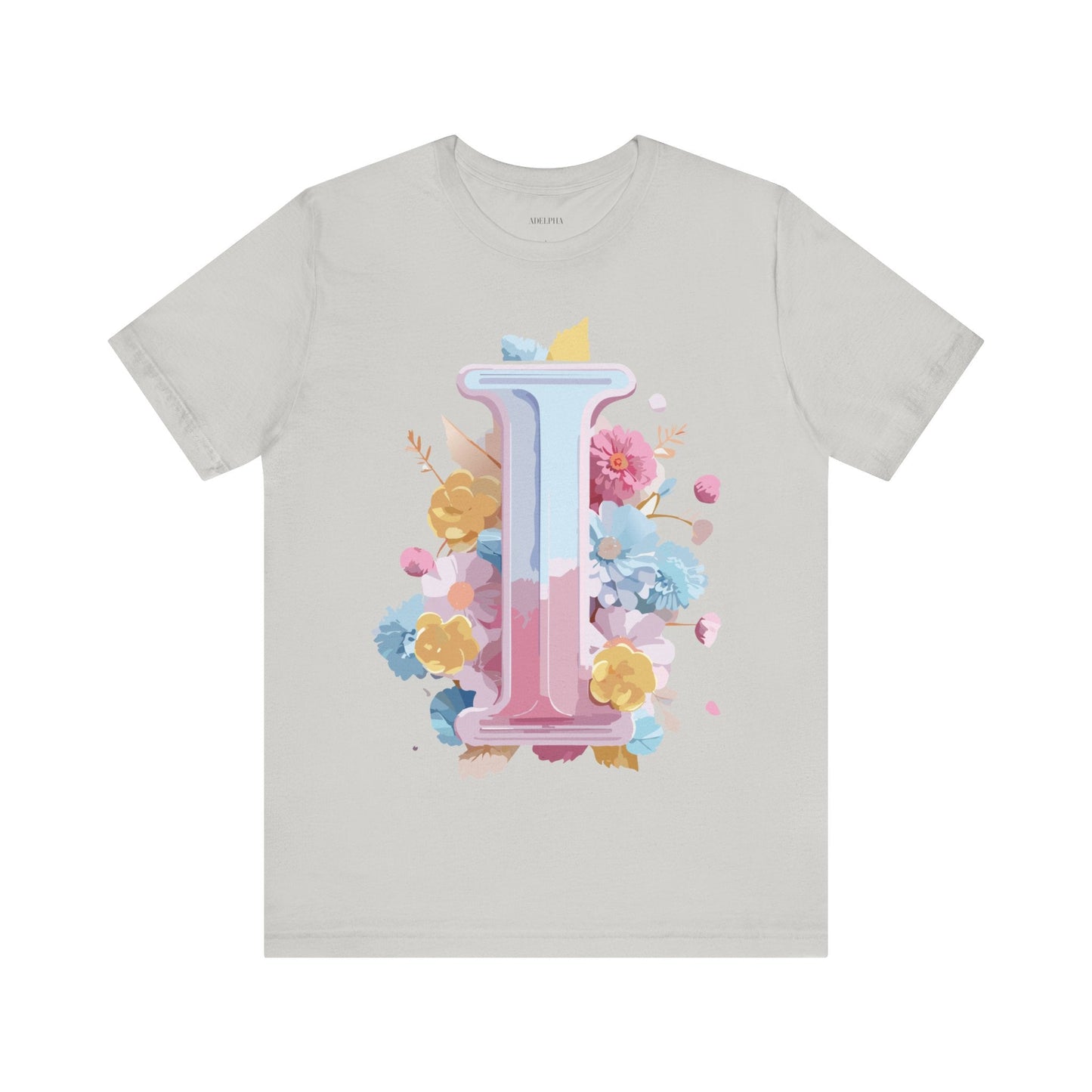 Letter I Shirt Graphic Tee Unisex Vintage Inspired Adelpha Artwork Premium Short Sleeve Tee