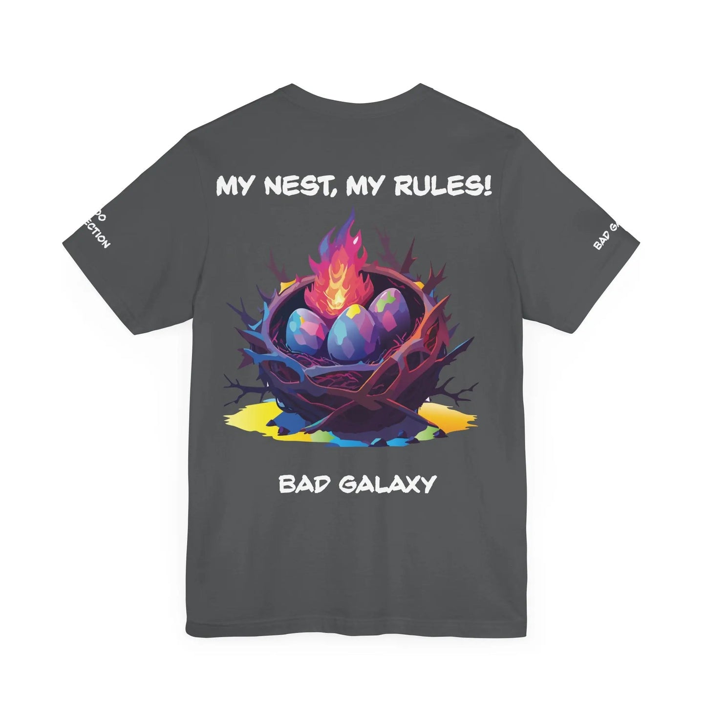 Animal T Shirt Bad Galaxy Made To Order 100 Percent Cotton Eco Friendly Non Toxic Inks USA