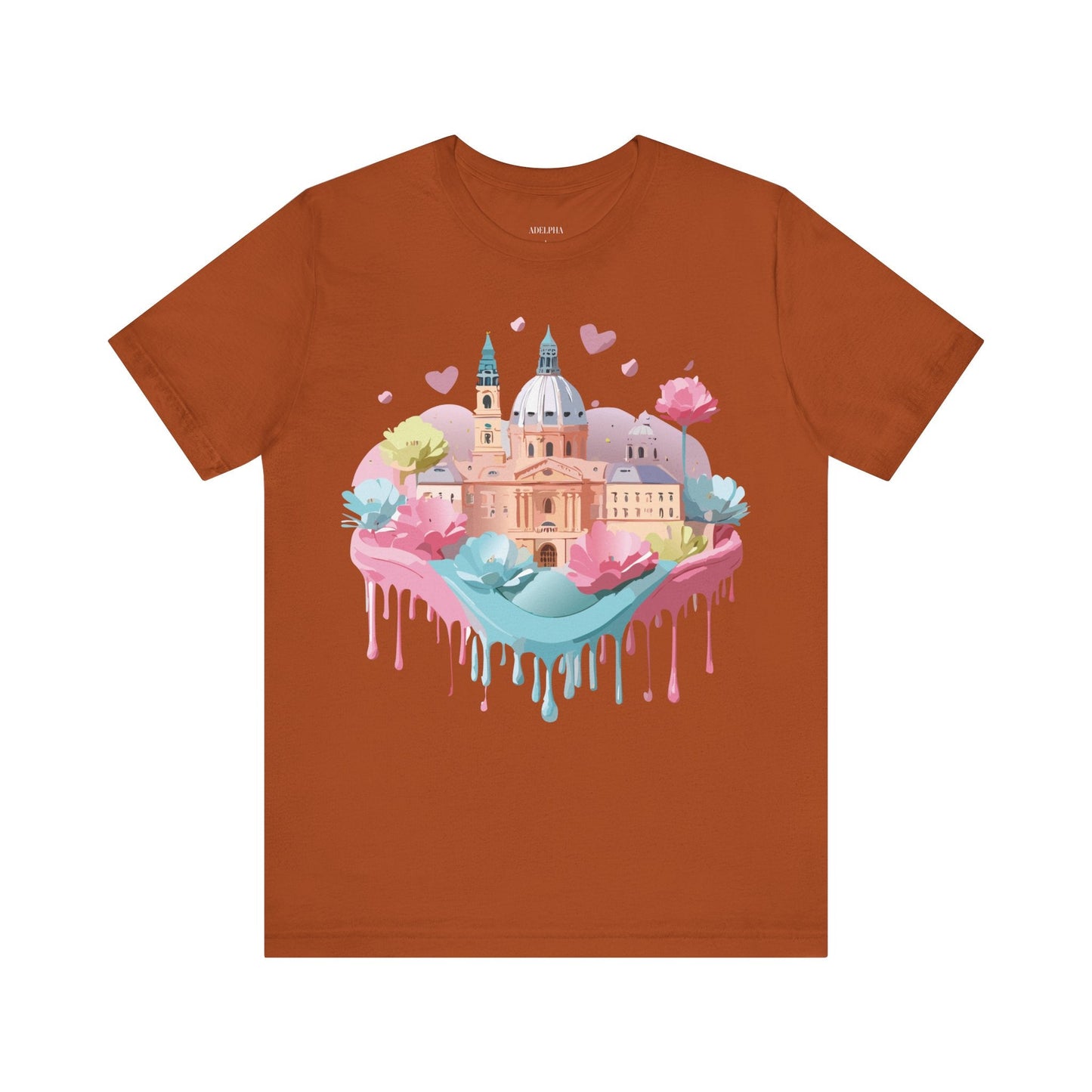 Prague Tourist Graphic Tee By Adelpha Unisex Vintage Inspired Art Shirt Original Artwork
