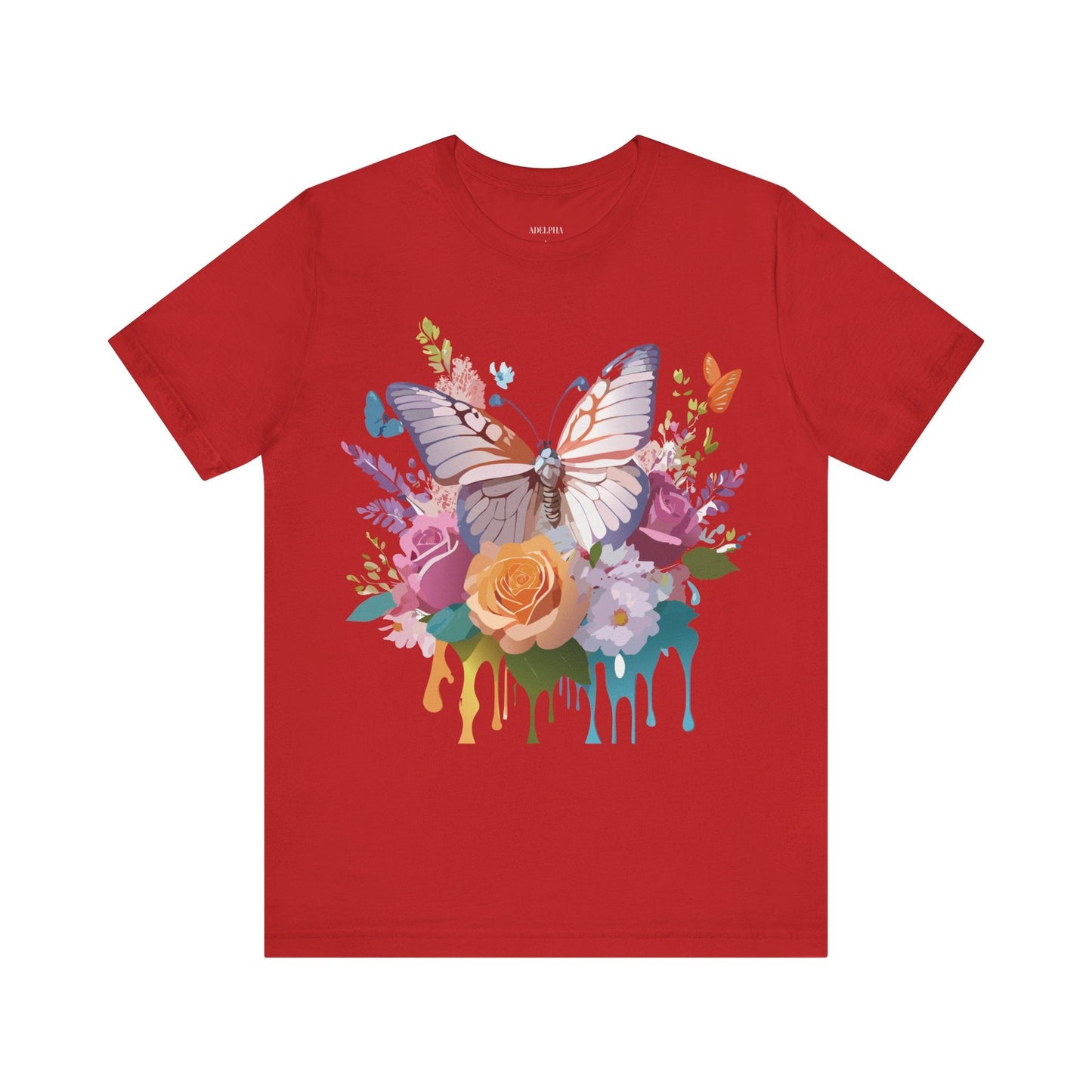 Adelpha Butterfly Graphic Tee Art Design Vintage Unisex Short Sleeve Shirt