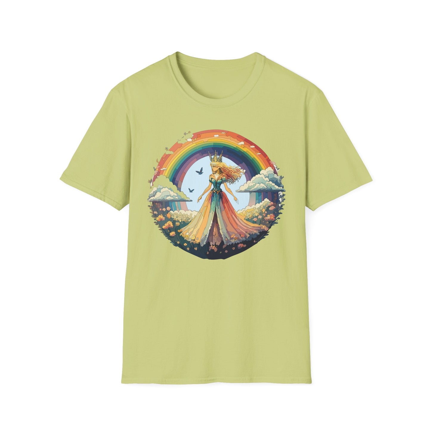 Womens Graphic T Shirt Art Design Tee Softstyle 64000 Unisex Lightweight Cotton Fabric