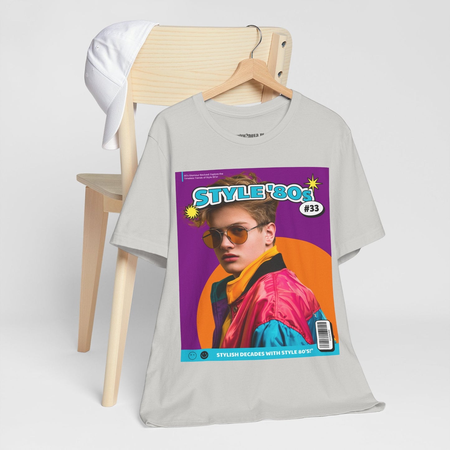 Magazine Cover Shirt Unisex Jersey Tee Bold Vibrant Graphic Tee For Standout Style