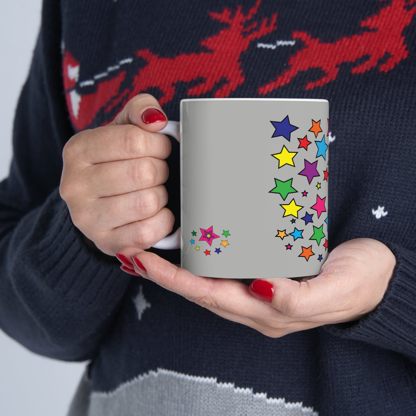 Coffee & Tea Mug with Stars print